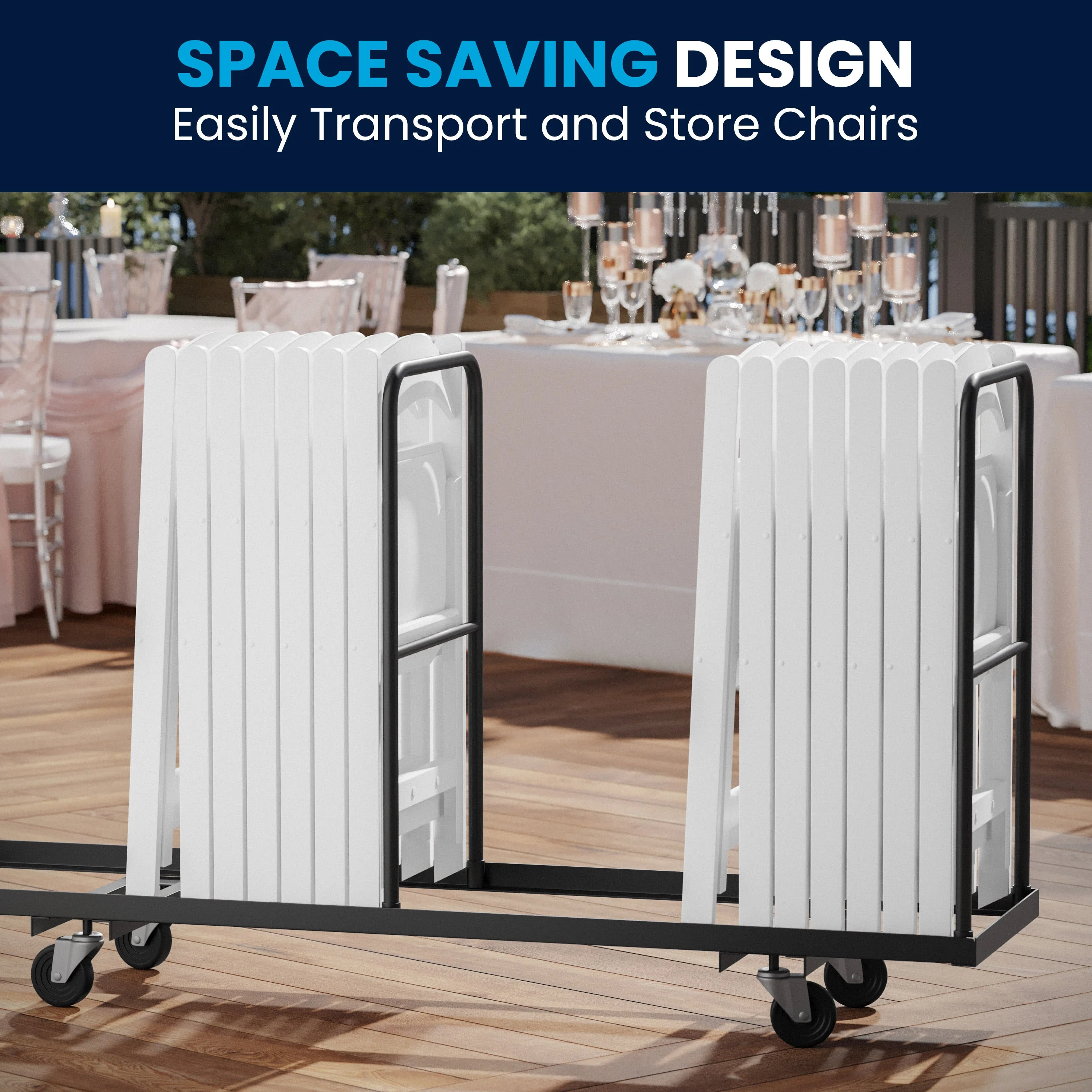 Hercules Folding Chair - Stackable Resin – 800LB Weight Capacity Event Chair - Image 47