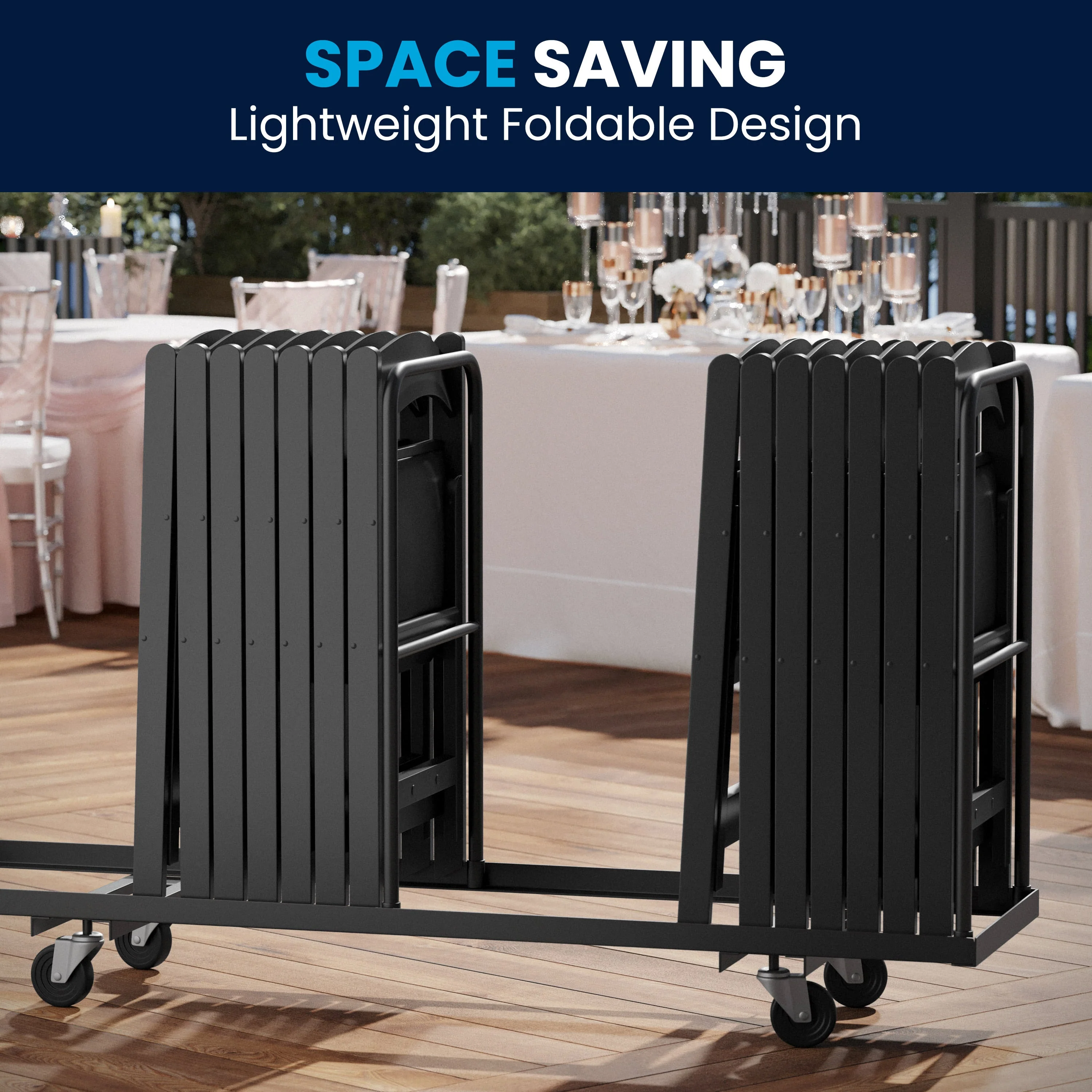 Hercules Folding Chair - Stackable Resin – 800LB Weight Capacity Event Chair - Image 64