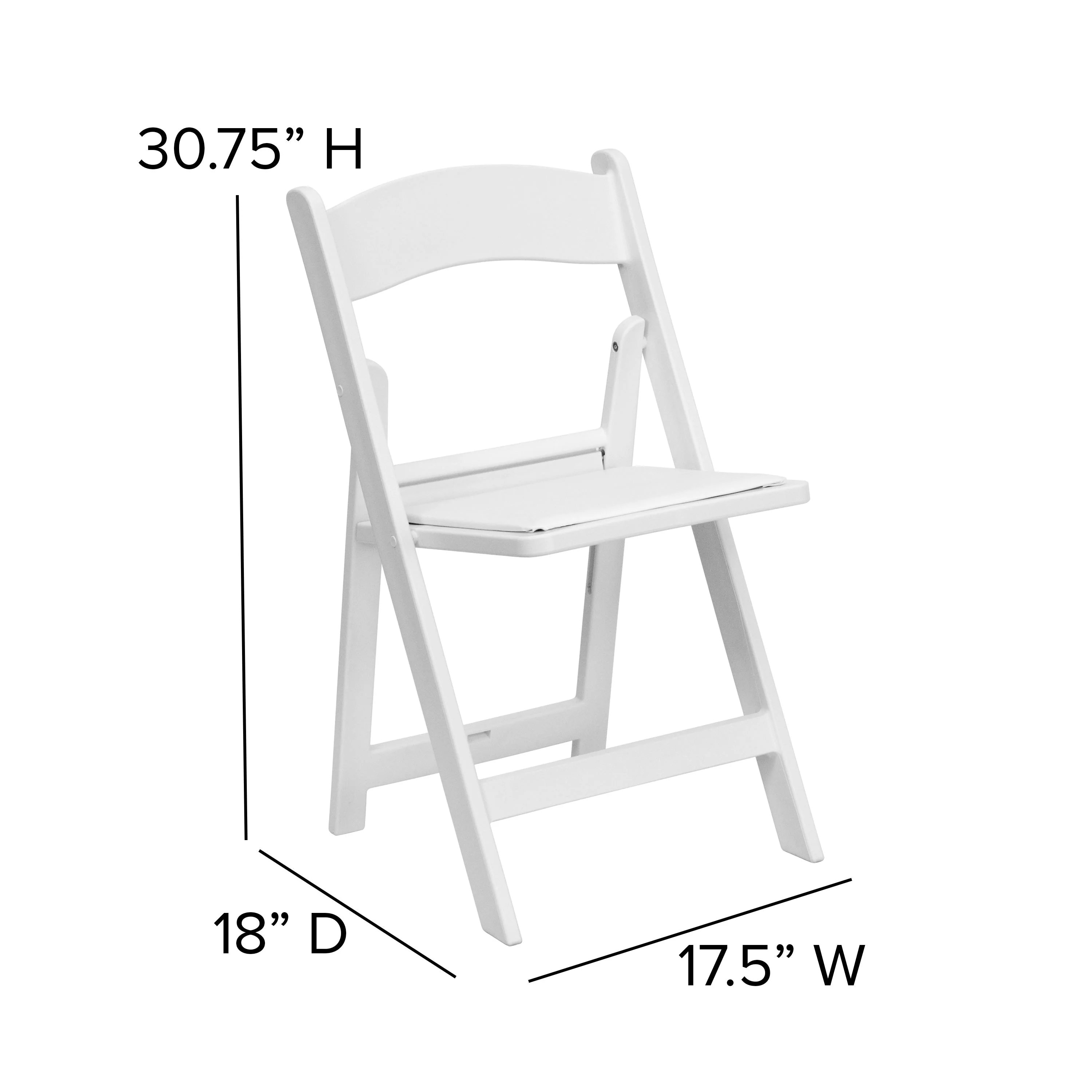 Hercules Folding Chair - Stackable Resin – 800LB Weight Capacity Event Chair - Image 82