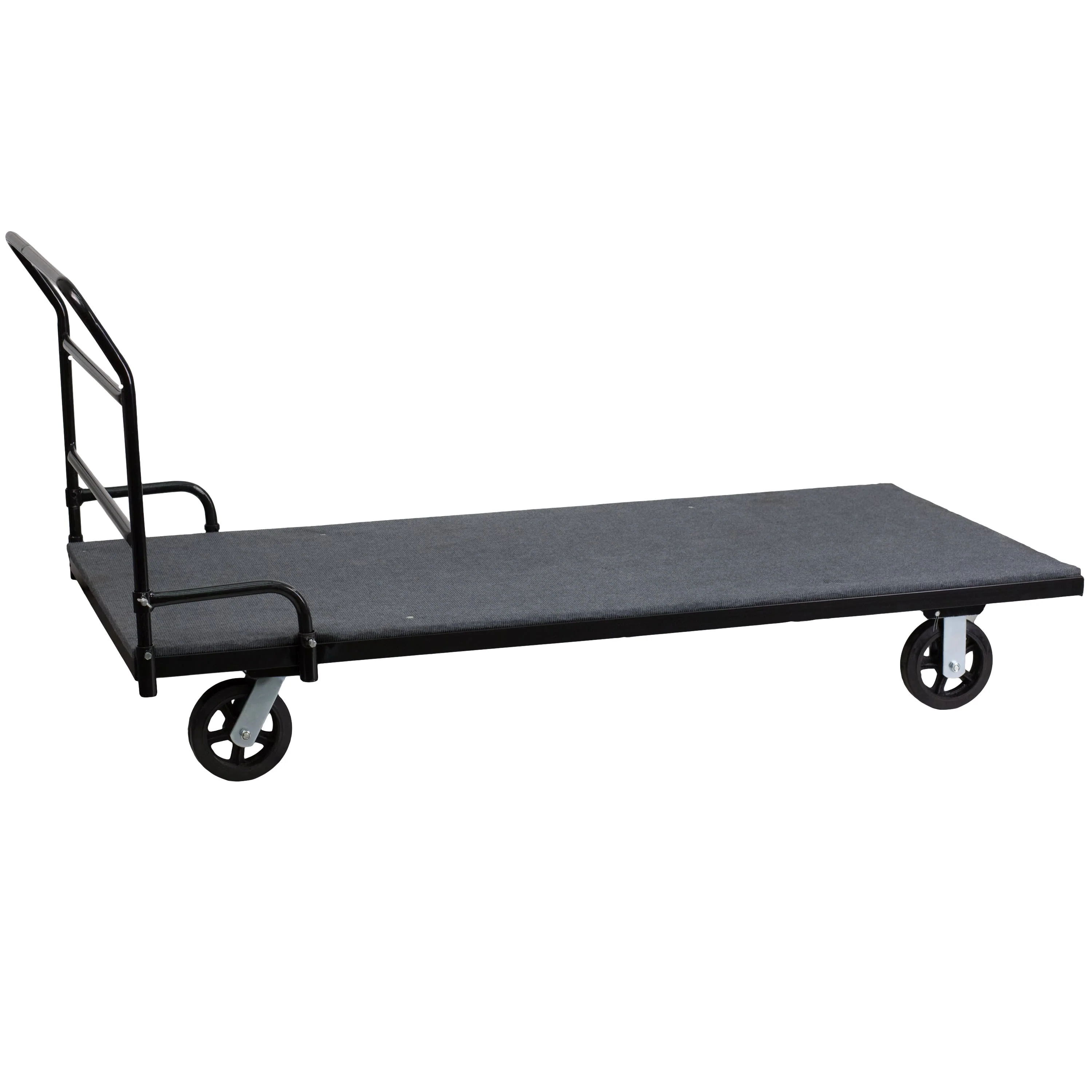 Folding Table Dolly with Carpeted Platform for Rectangular Tables - Image 3