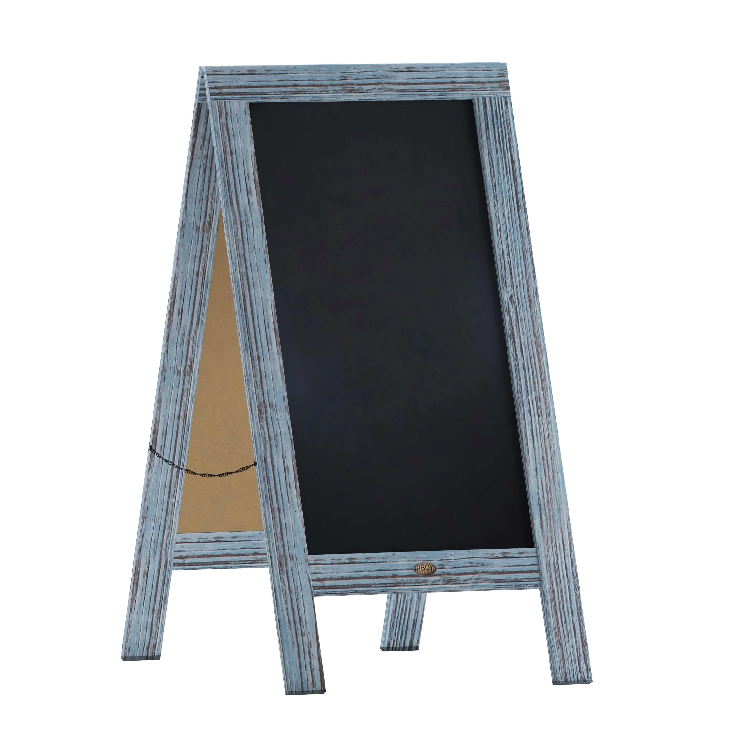 Canterbury Vintage Wooden A-Frame Magnetic Indoor/Outdoor Chalkboard Sign, Freestanding Double Sided Extra Large Message Board - Image 105