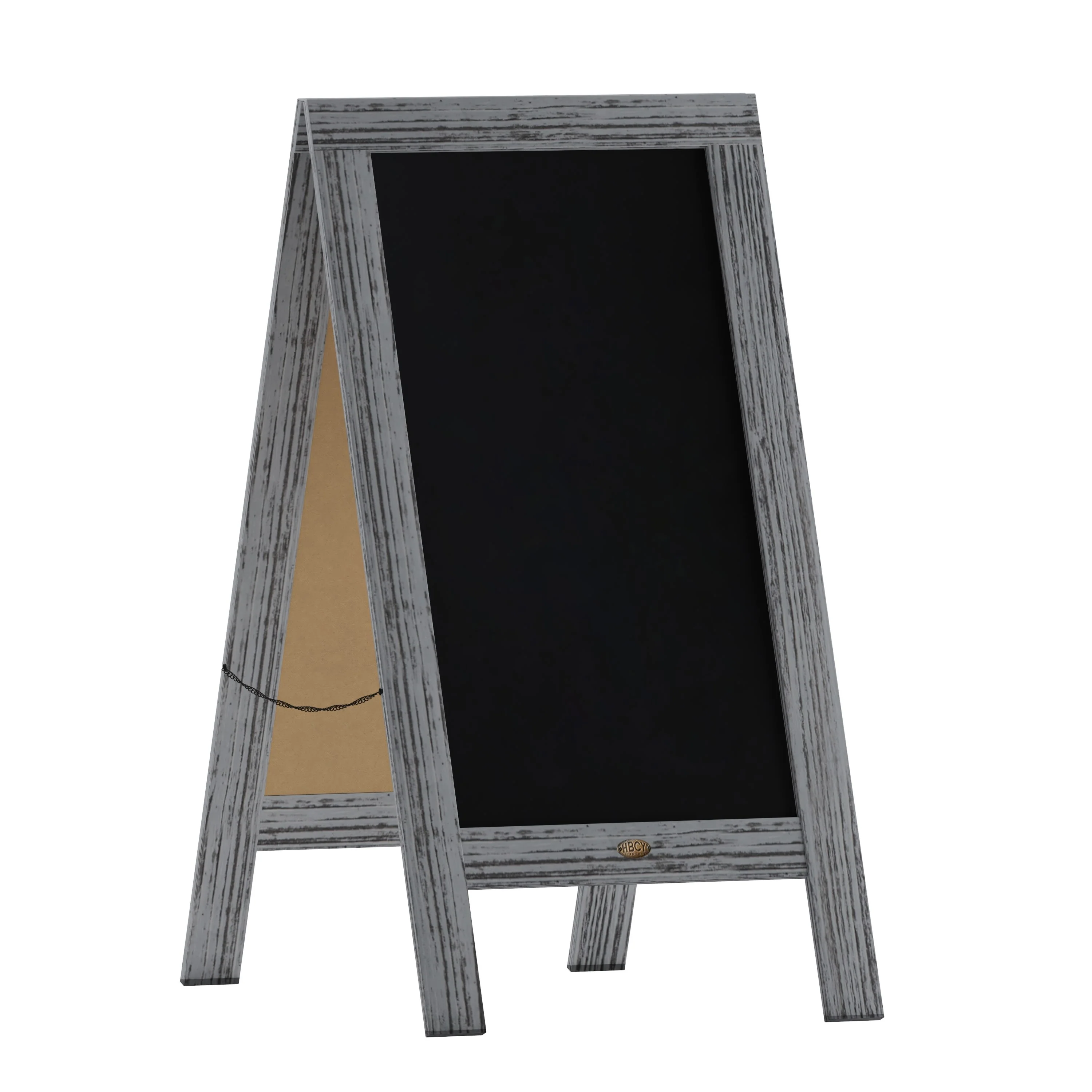 Canterbury Vintage Wooden A-Frame Magnetic Indoor/Outdoor Chalkboard Sign, Freestanding Double Sided Extra Large Message Board - Image 160