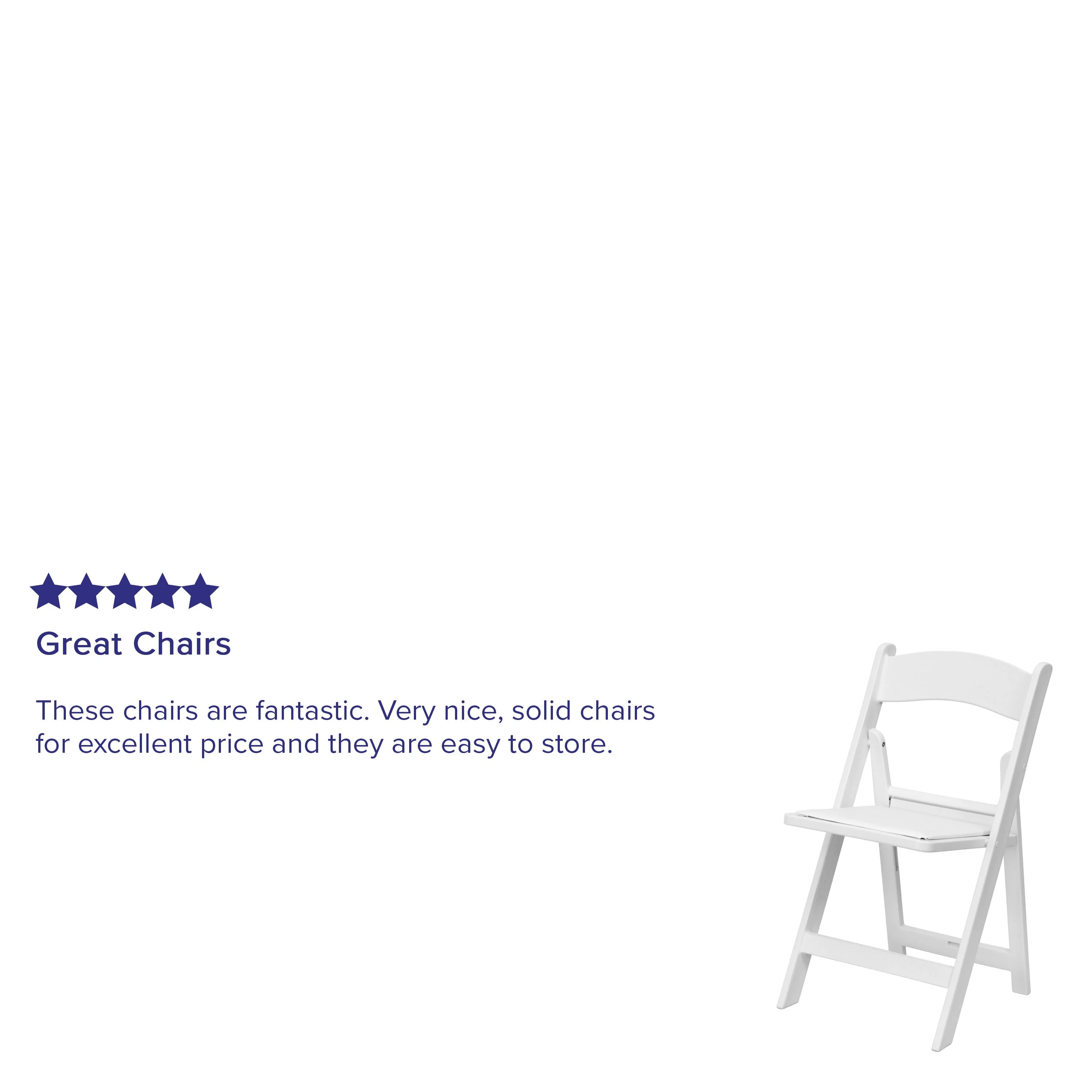 Kids Resin Folding Chair with Vinyl Padded Seat - Image 4