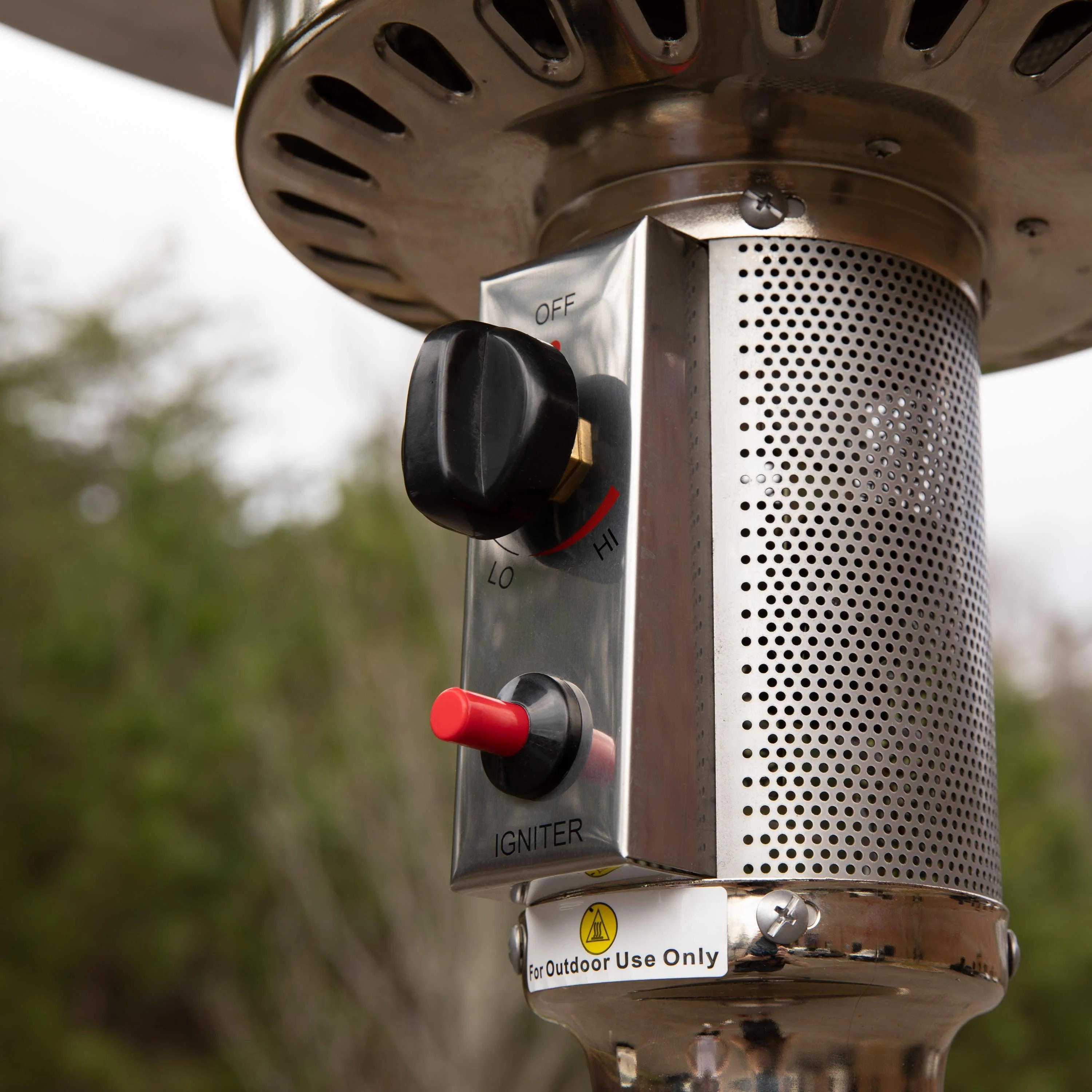 Sol Patio Outdoor Heating-Stainless Steel 40,000 BTU Propane Heater with Wheels for Commercial & Residential Use-7.5 Feet Tall - Image 44