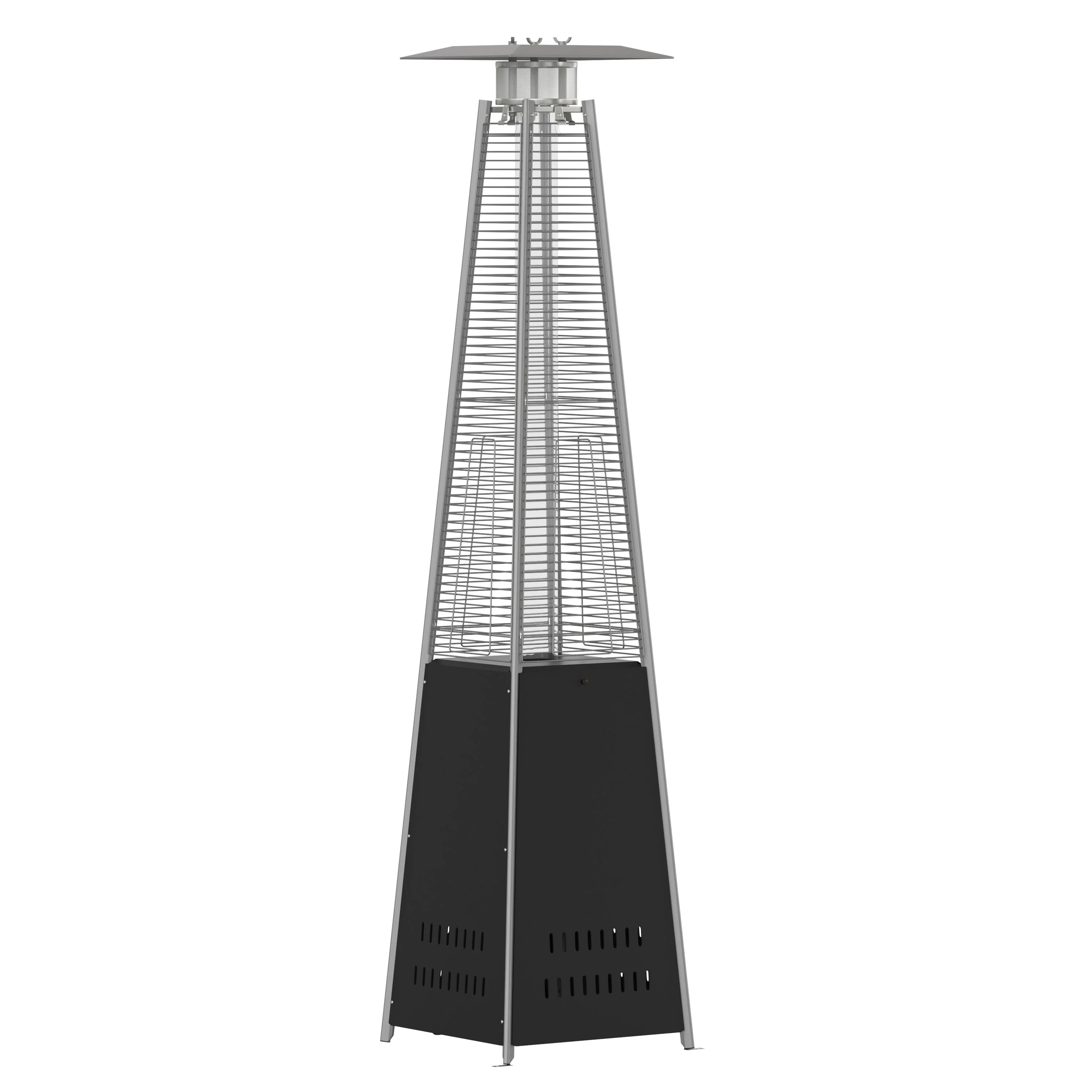 Sol Patio Outdoor Heating-Stainless Steel Pyramid 42,000 BTU Propane Heater with Wheels for Commercial & Residential Use - Image 14