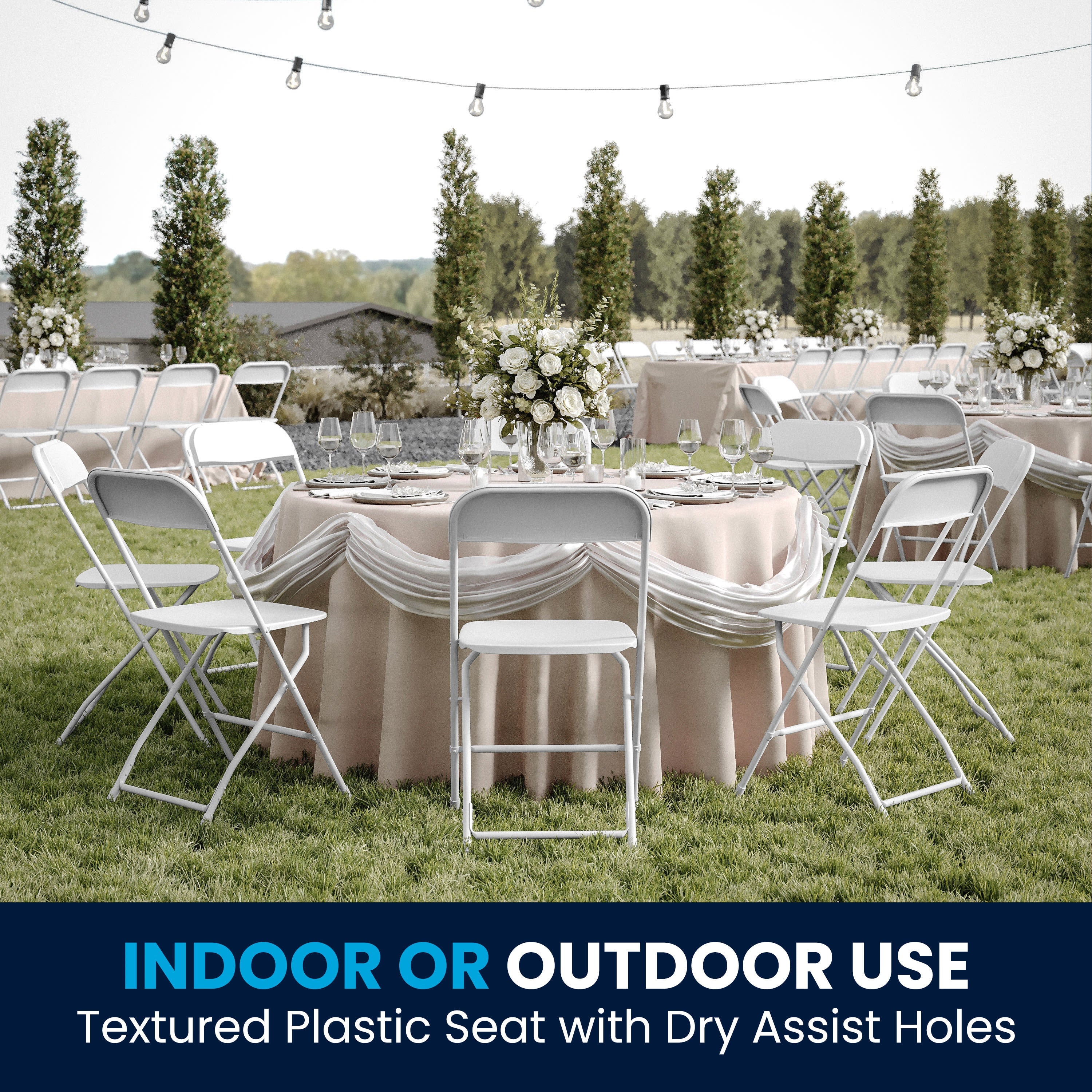 Hercules Series Plastic Folding Chair - 650LB Weight Capacity - Image 110