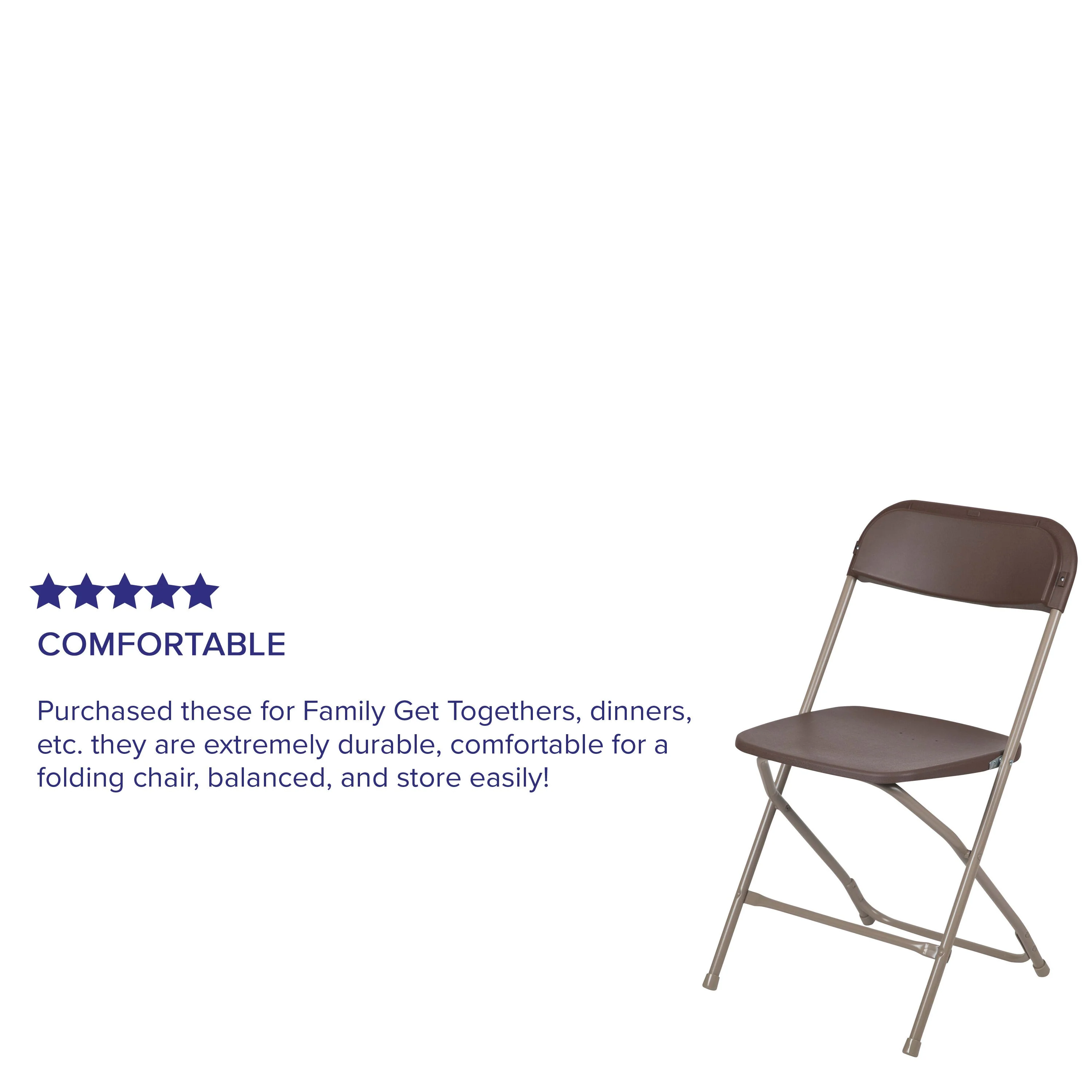 Hercules Series Plastic Folding Chair - 650LB Weight Capacity - Image 127