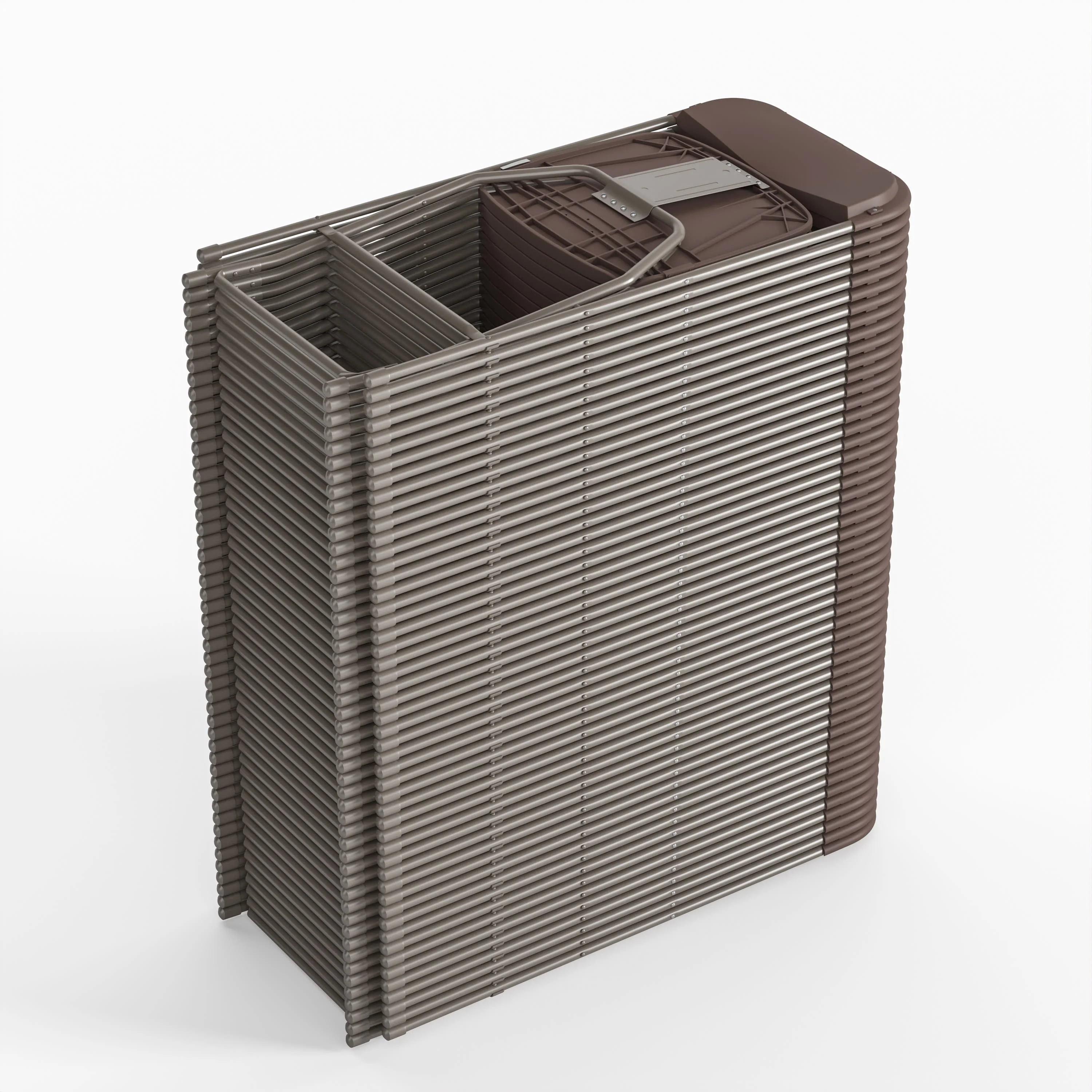 Hercules Series Plastic Folding Chair - 650LB Weight Capacity - Image 133