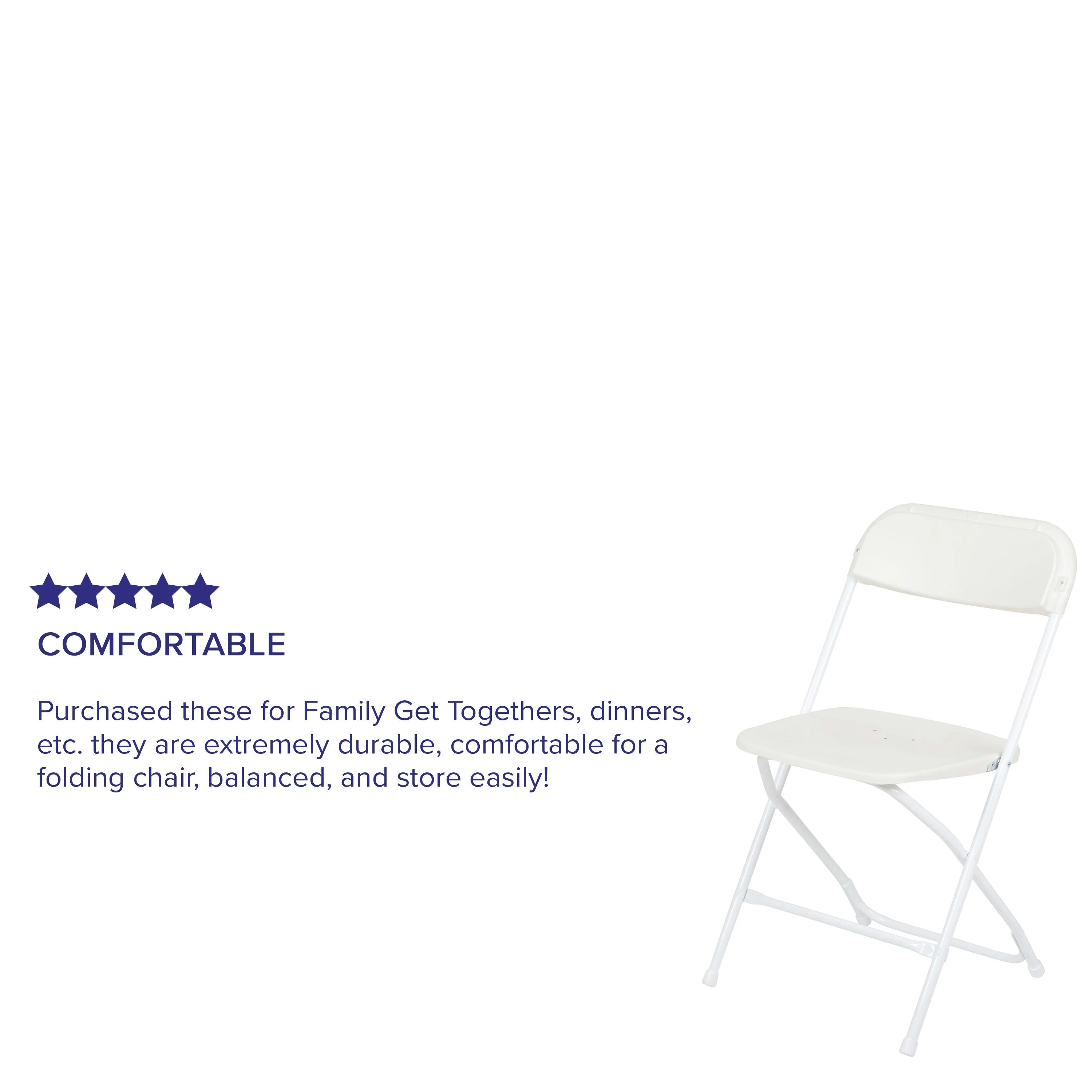 Hercules Series Plastic Folding Chair - 650LB Weight Capacity - Image 195