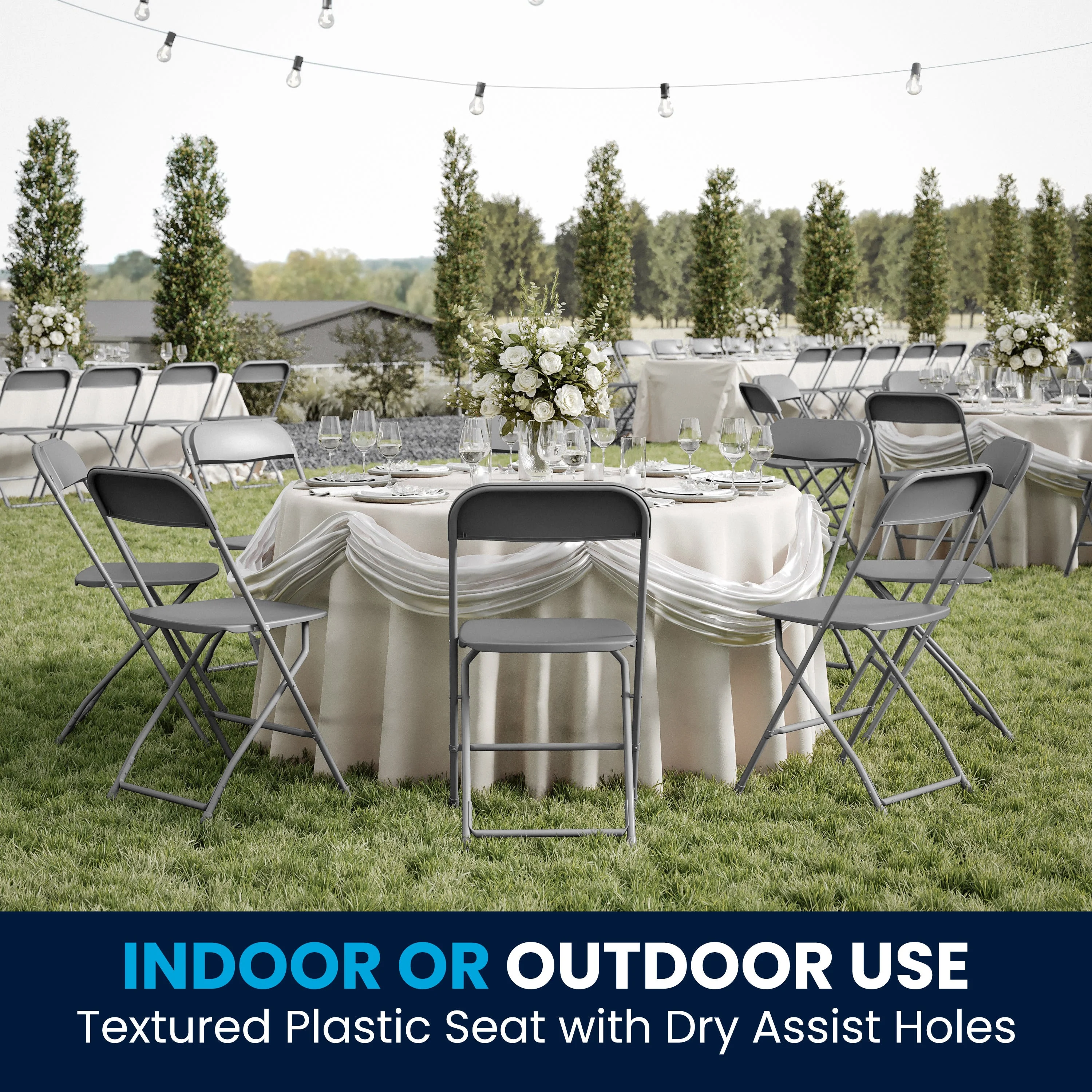 Hercules Series Plastic Folding Chair - 650LB Weight Capacity - Image 20