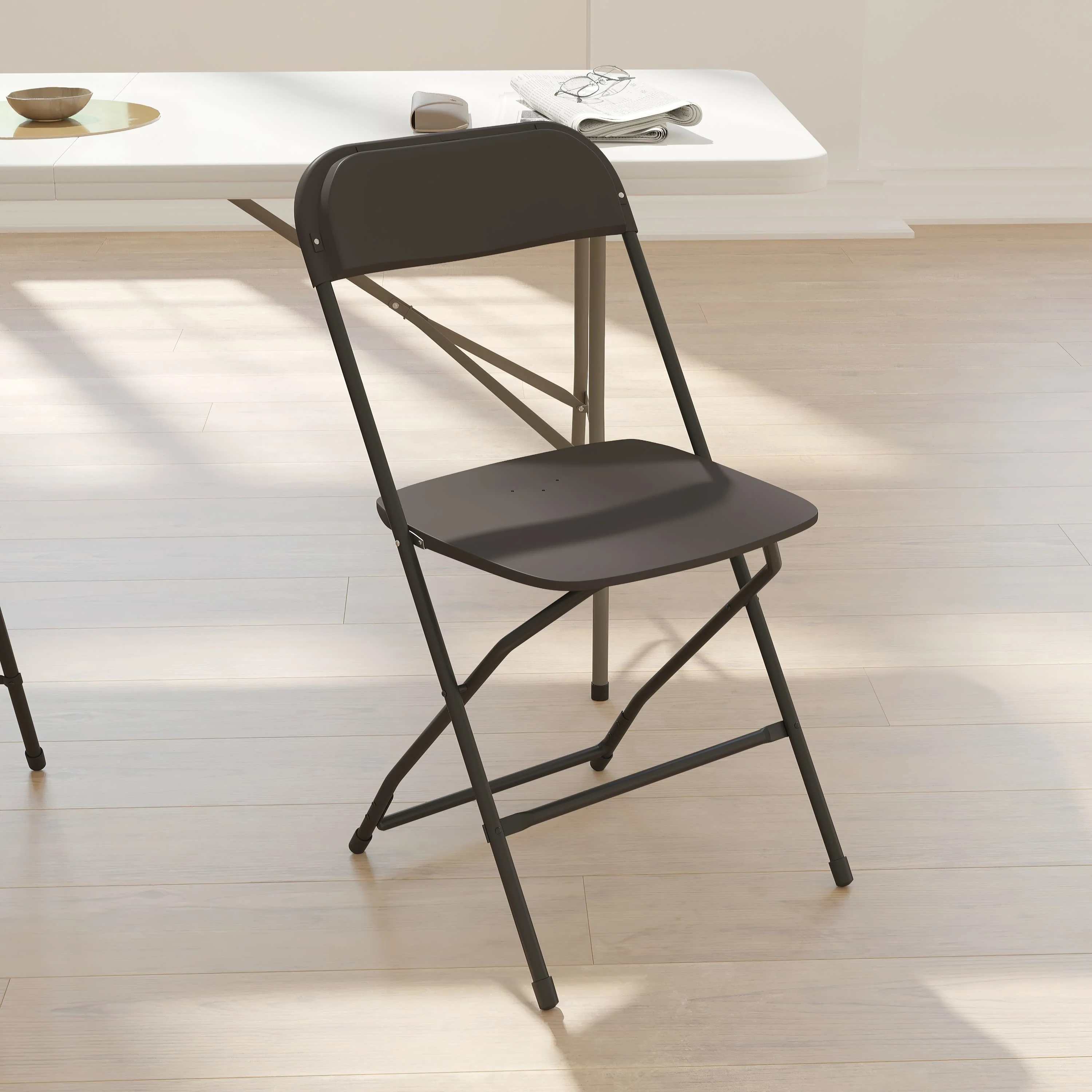 Hercules Series Plastic Folding Chair - 650LB Weight Capacity - Image 215
