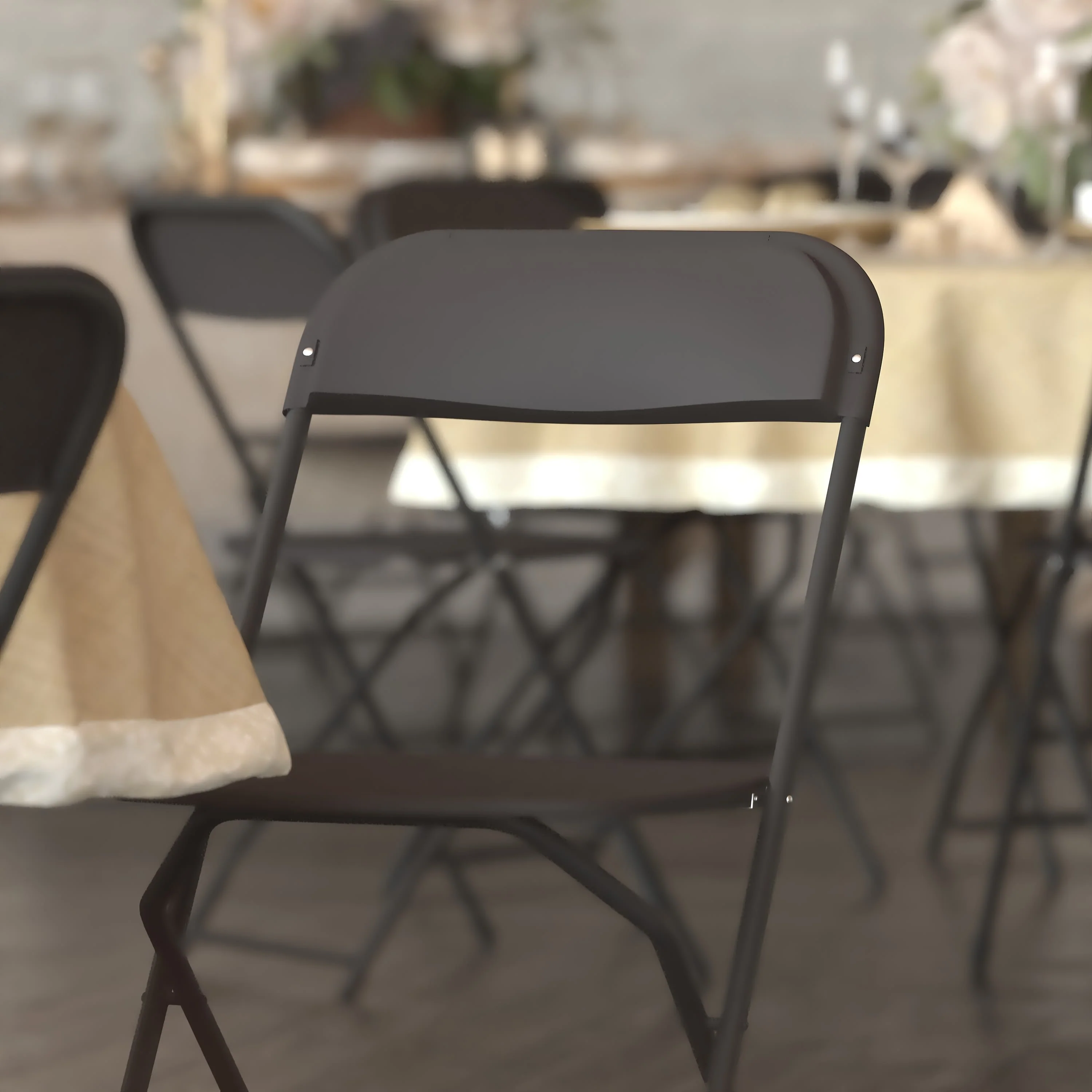 Hercules Series Plastic Folding Chair - 650LB Weight Capacity - Image 216