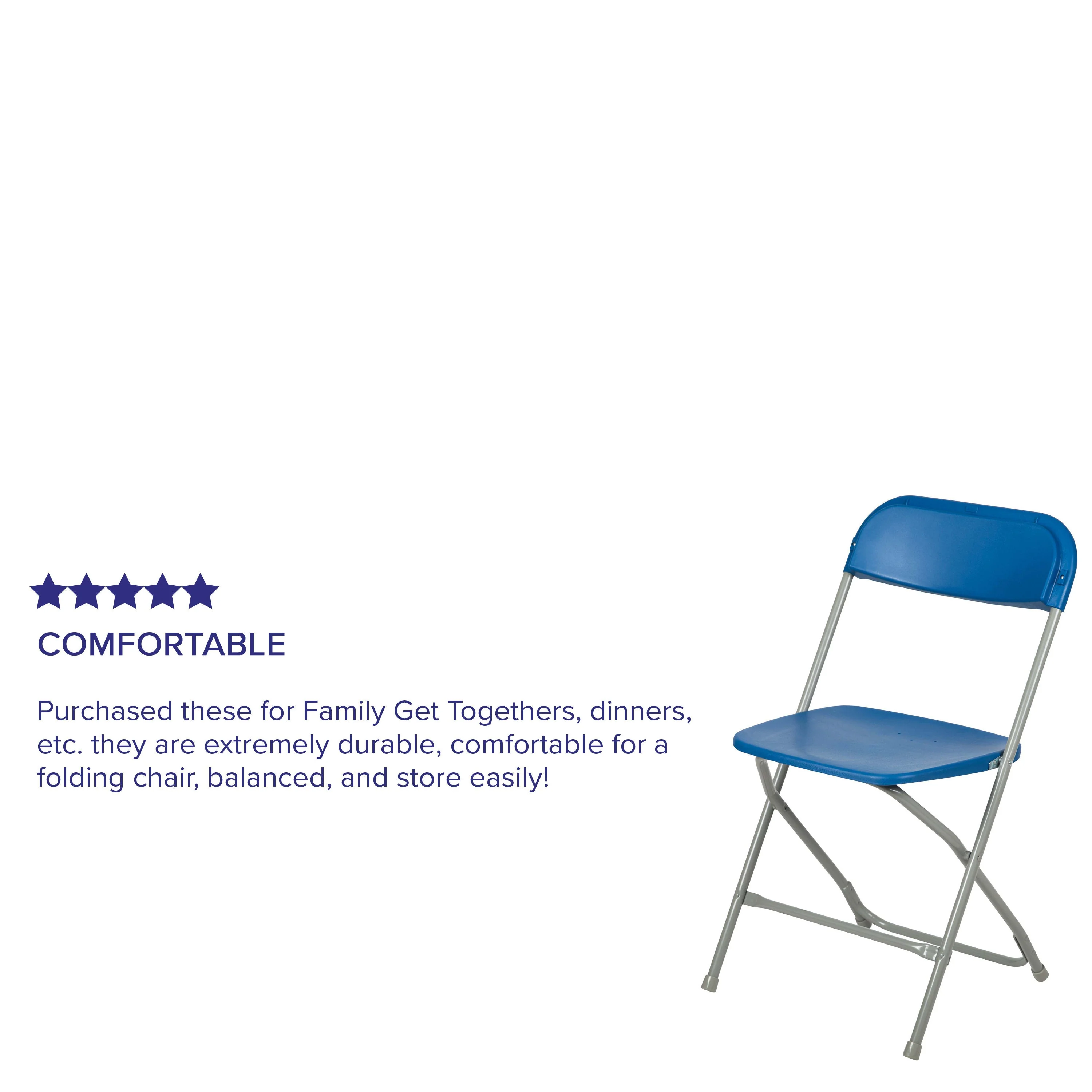 Hercules Series Plastic Folding Chair - 650LB Weight Capacity - Image 229