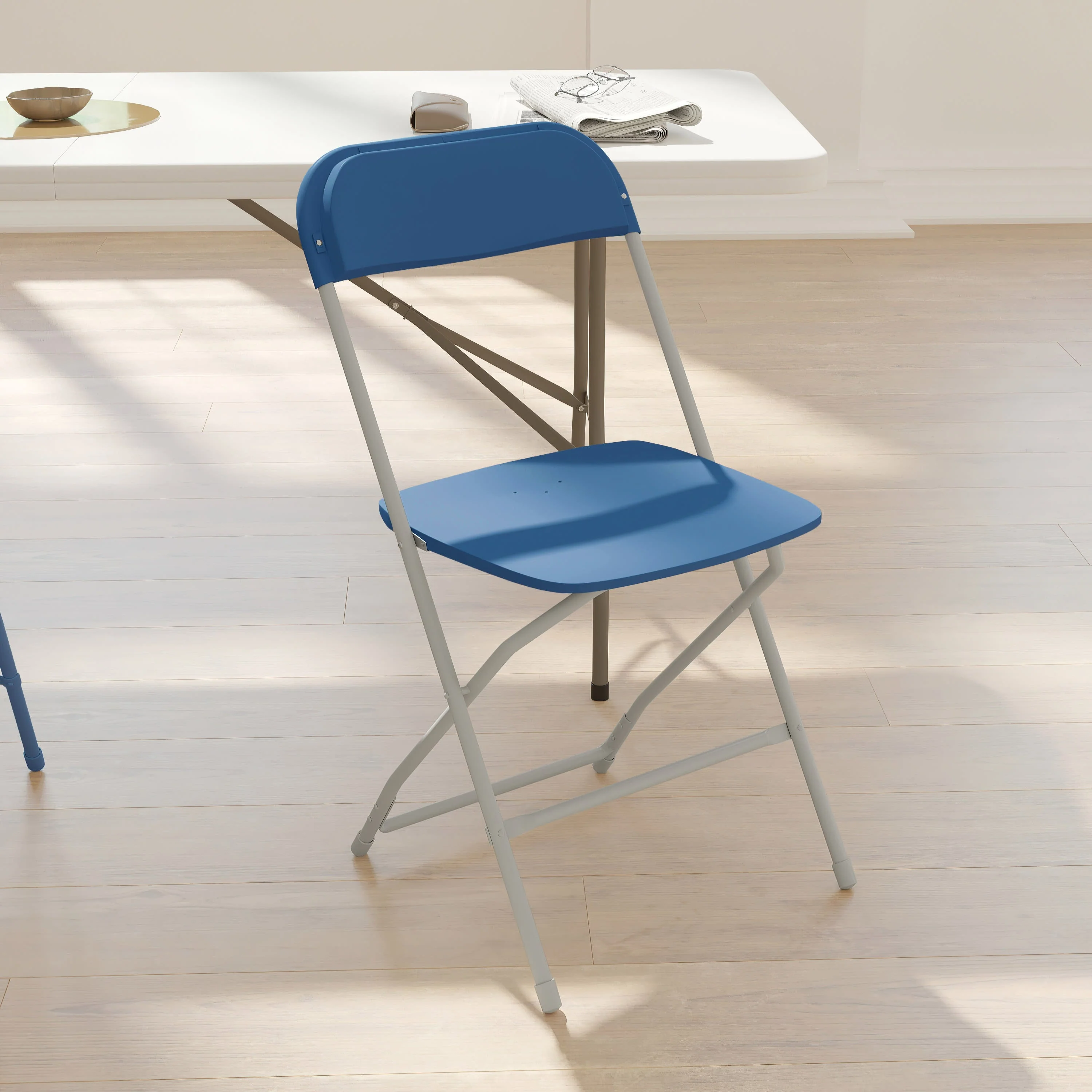 Hercules Series Plastic Folding Chair - 650LB Weight Capacity - Image 232