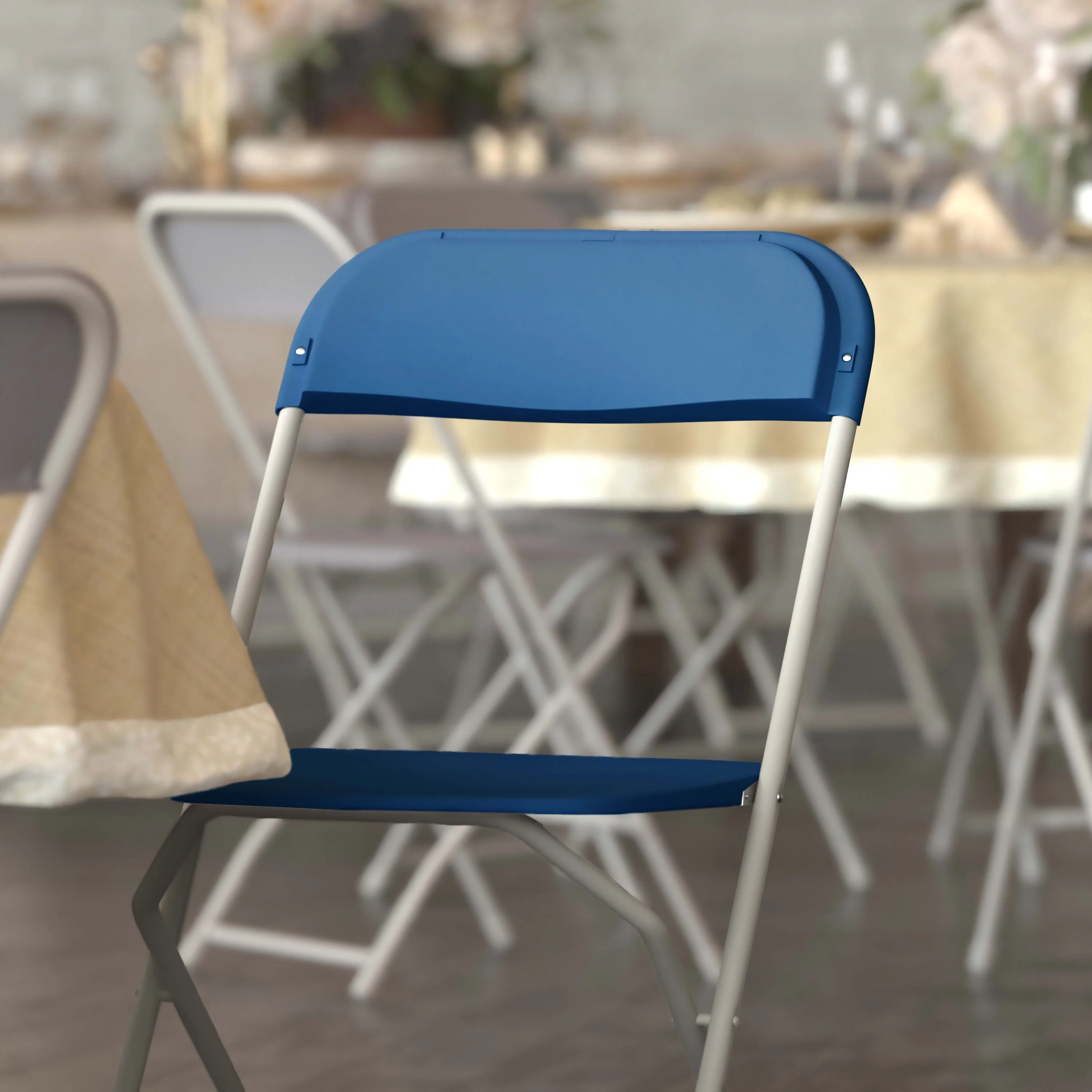 Hercules Series Plastic Folding Chair - 650LB Weight Capacity - Image 233