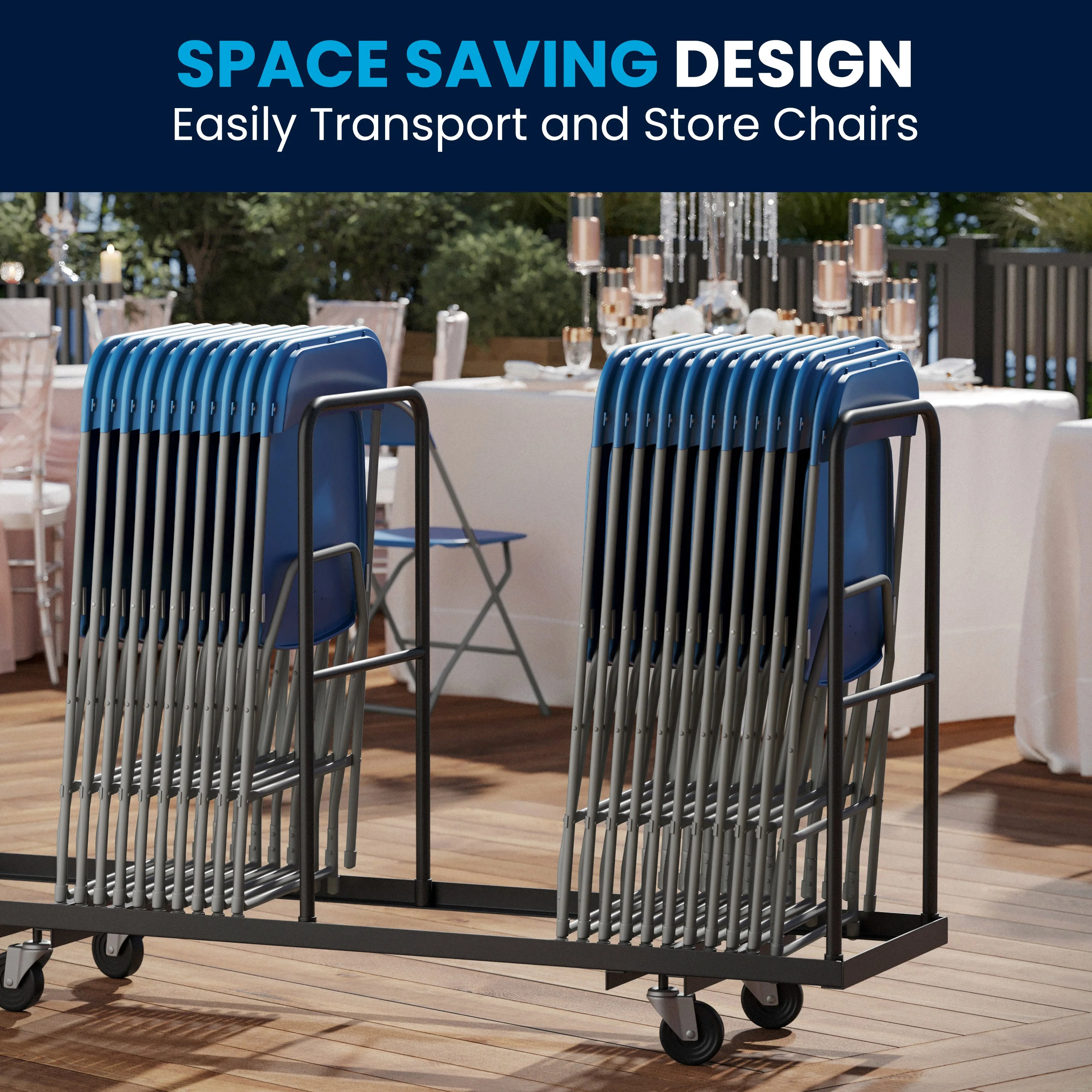 Hercules Series Plastic Folding Chair - 650LB Weight Capacity - Image 38