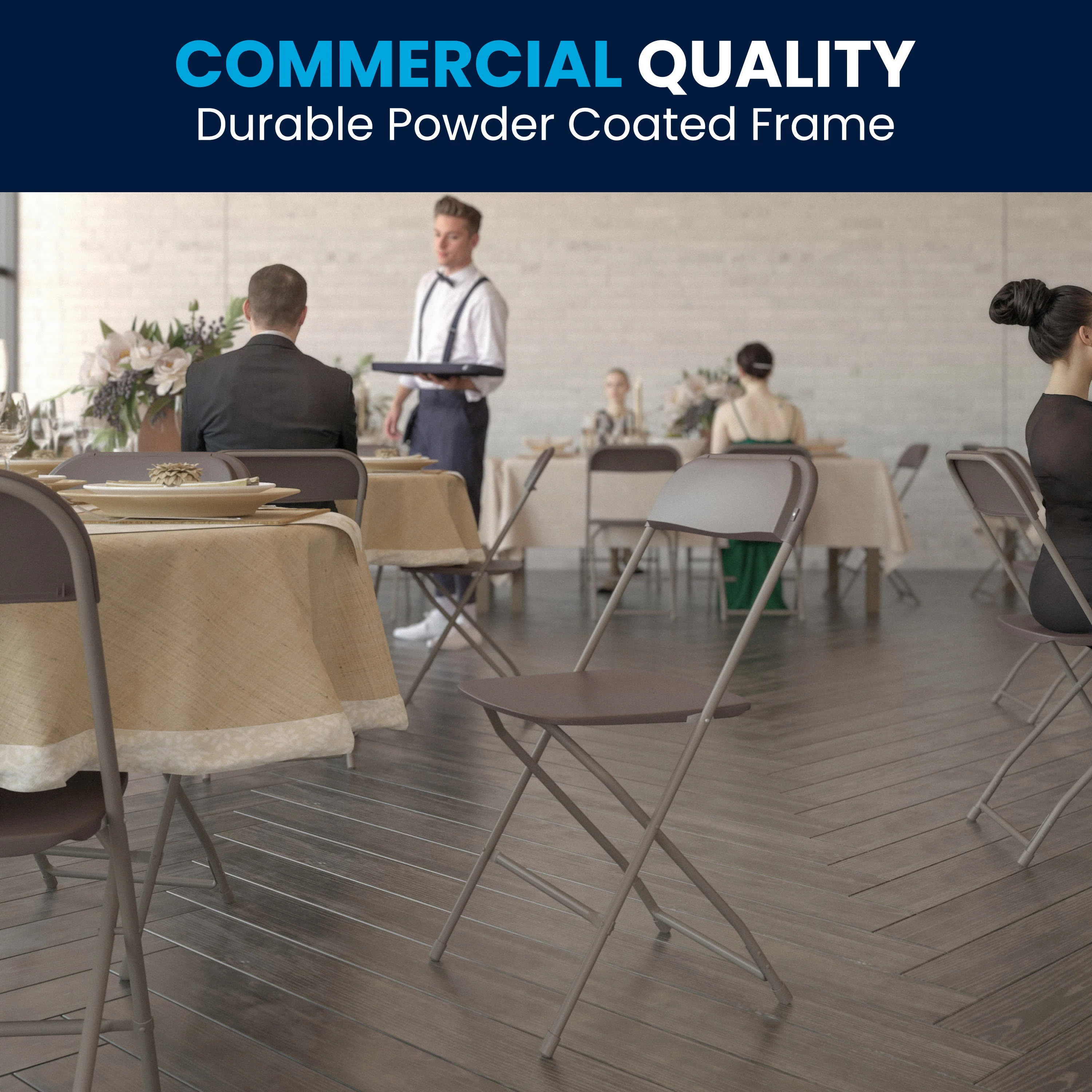 Hercules Series Plastic Folding Chair - 650LB Weight Capacity - Image 75