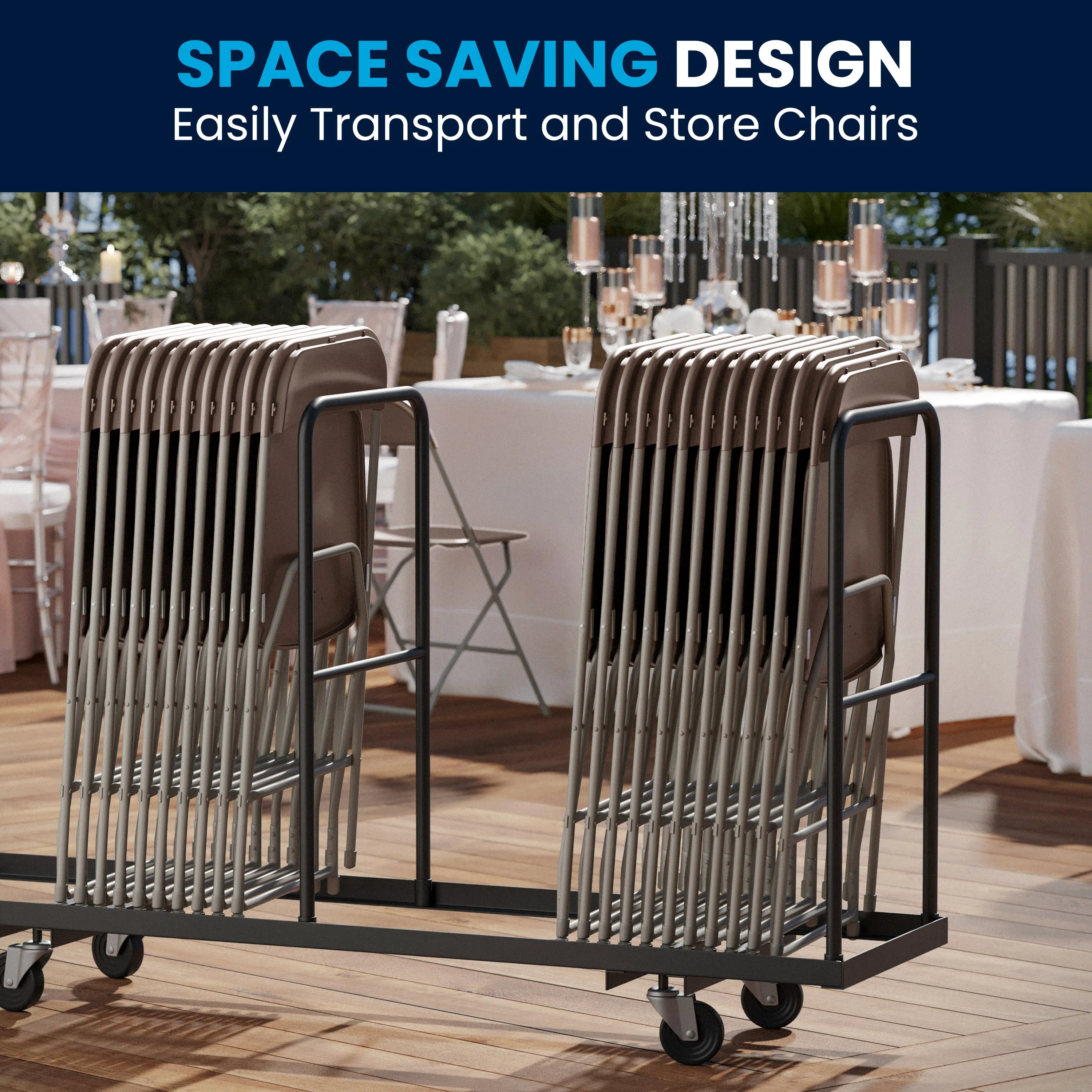 Hercules Series Plastic Folding Chair - 650LB Weight Capacity - Image 80