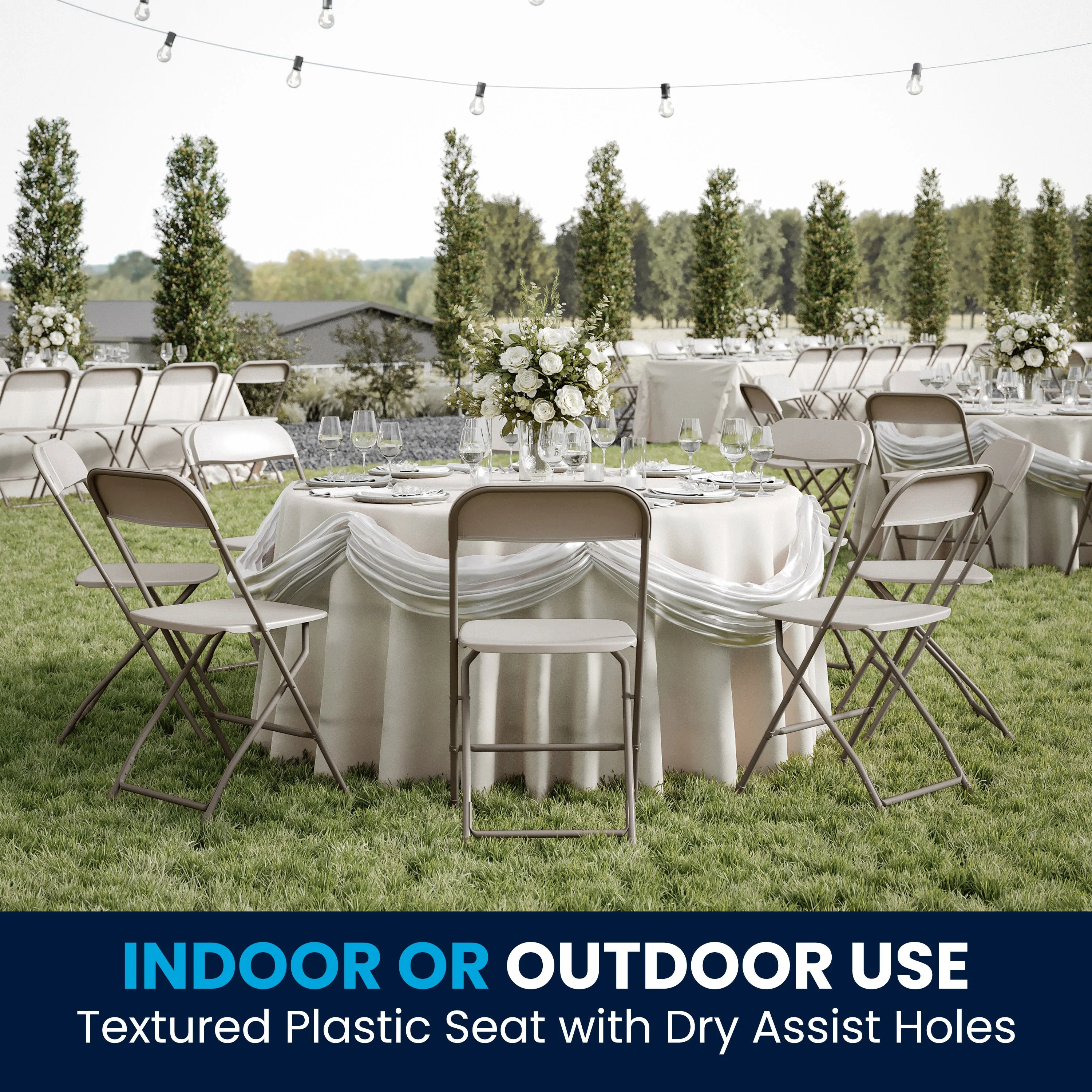 Hercules Series Plastic Folding Chair - 650LB Weight Capacity - Image 92