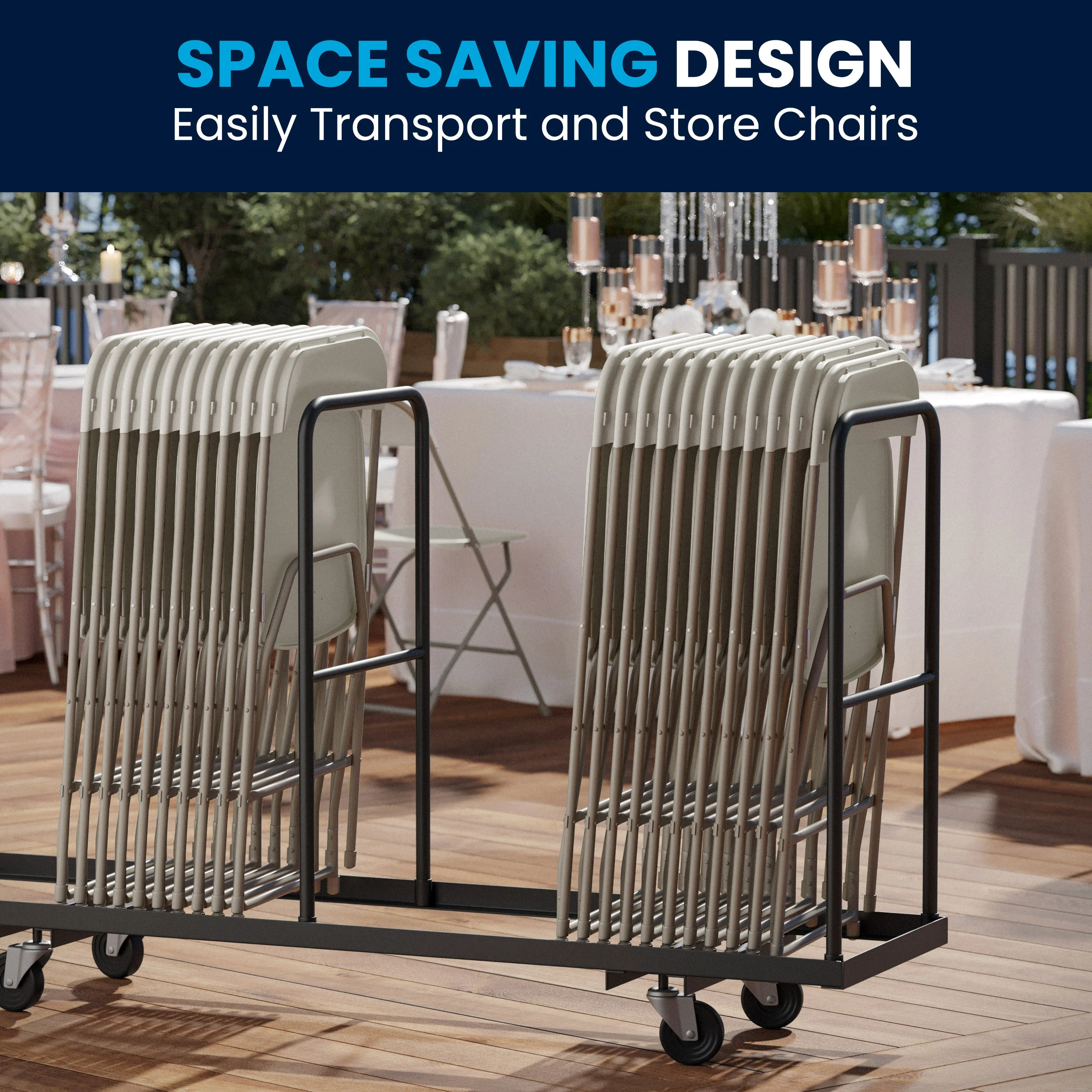 Hercules Series Plastic Folding Chair - 650LB Weight Capacity - Image 98