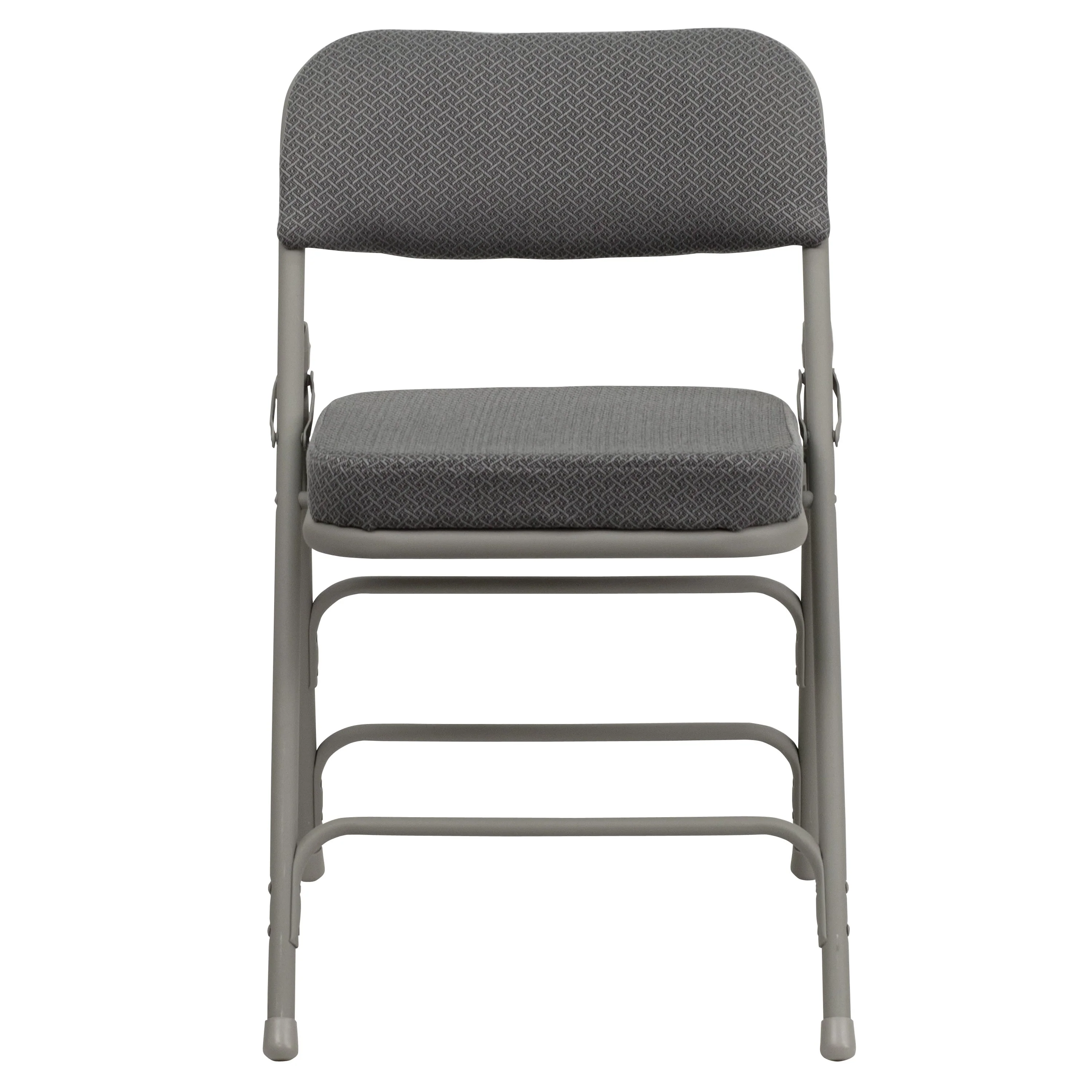 HERCULES Series 18.5"W Premium Curved Triple Braced & Double Hinged Fabric Upholstered Metal Folding Chair - Image 34
