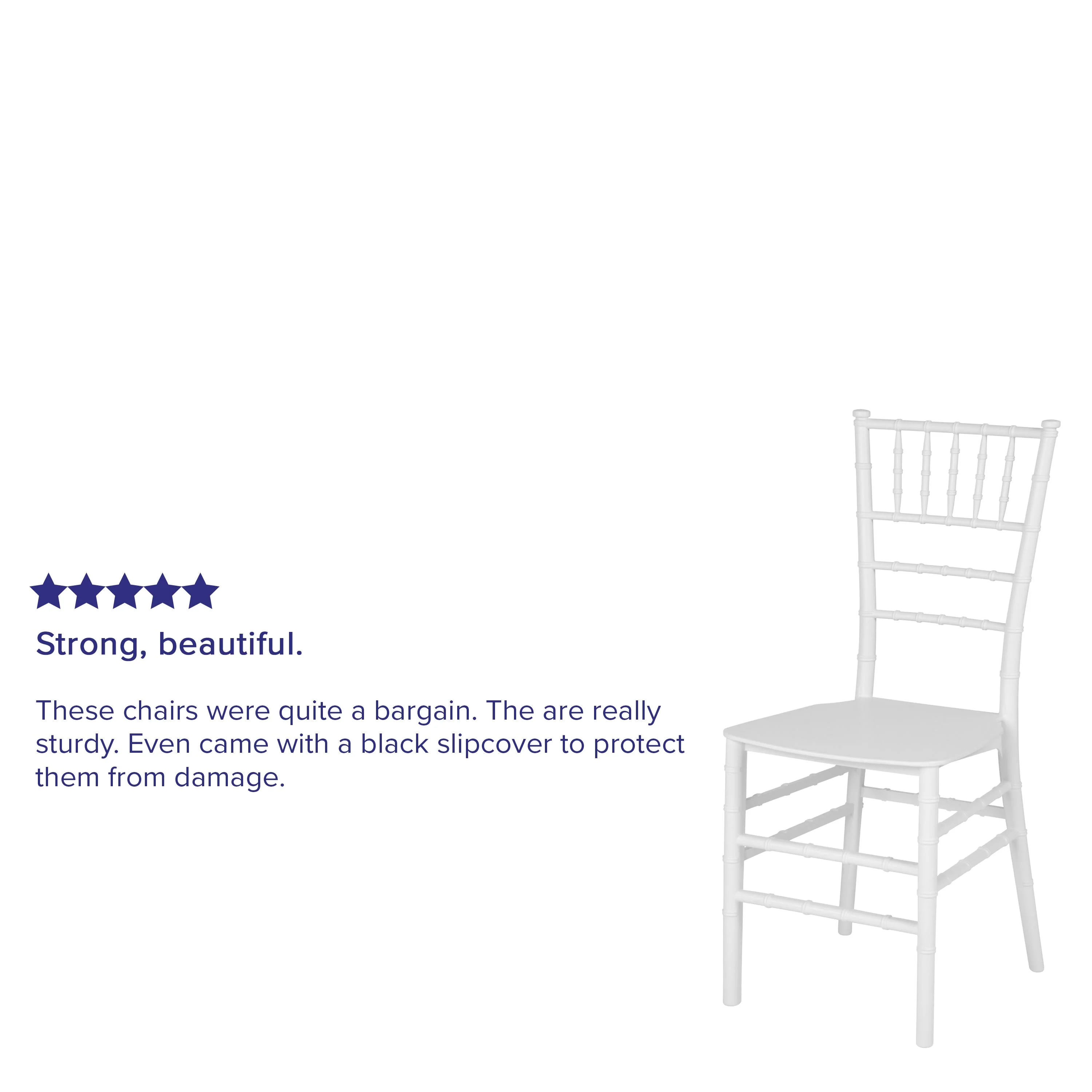 HERCULES Series Resin Stackable Chiavari Chair - Image 15