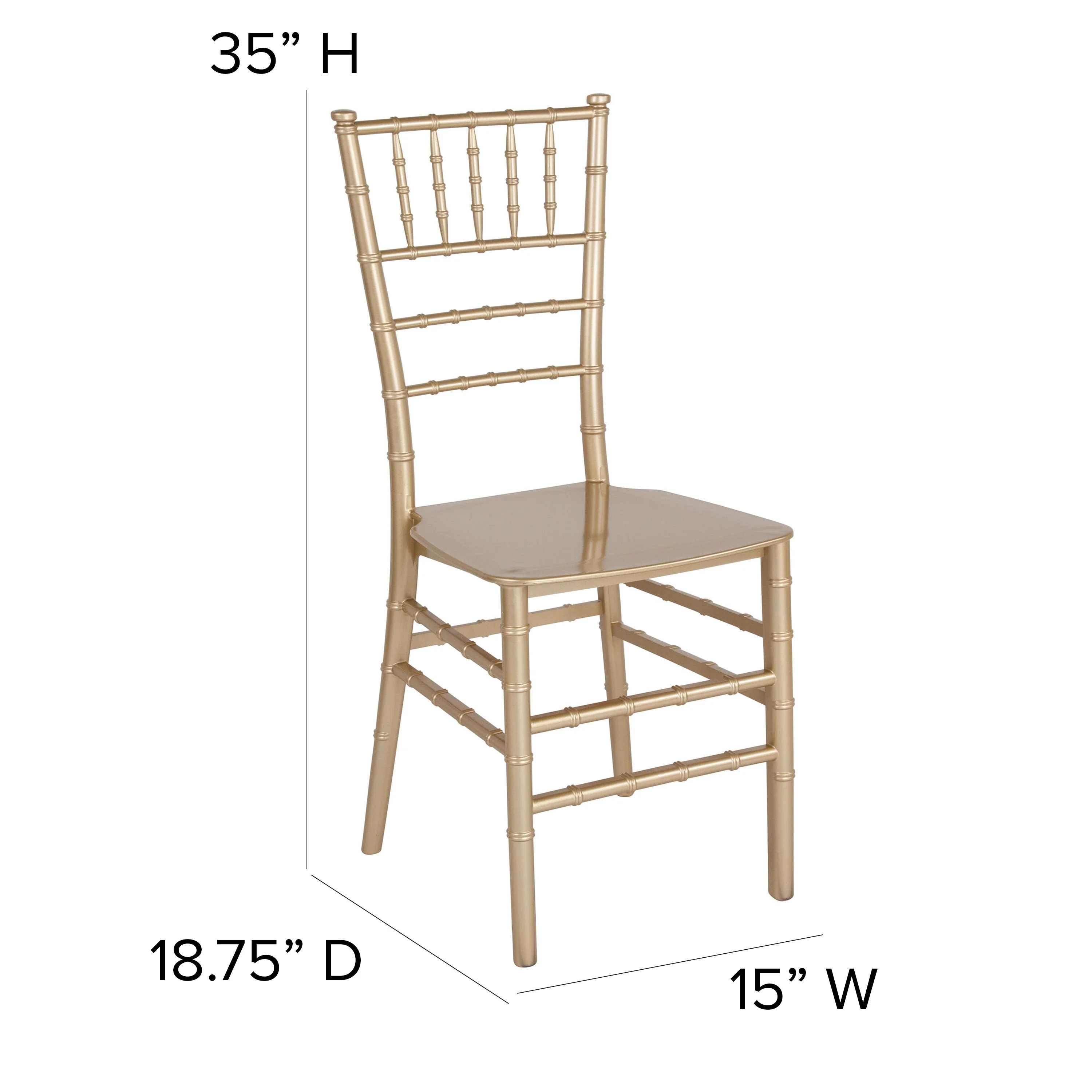 HERCULES Series Resin Stackable Chiavari Chair - Image 5