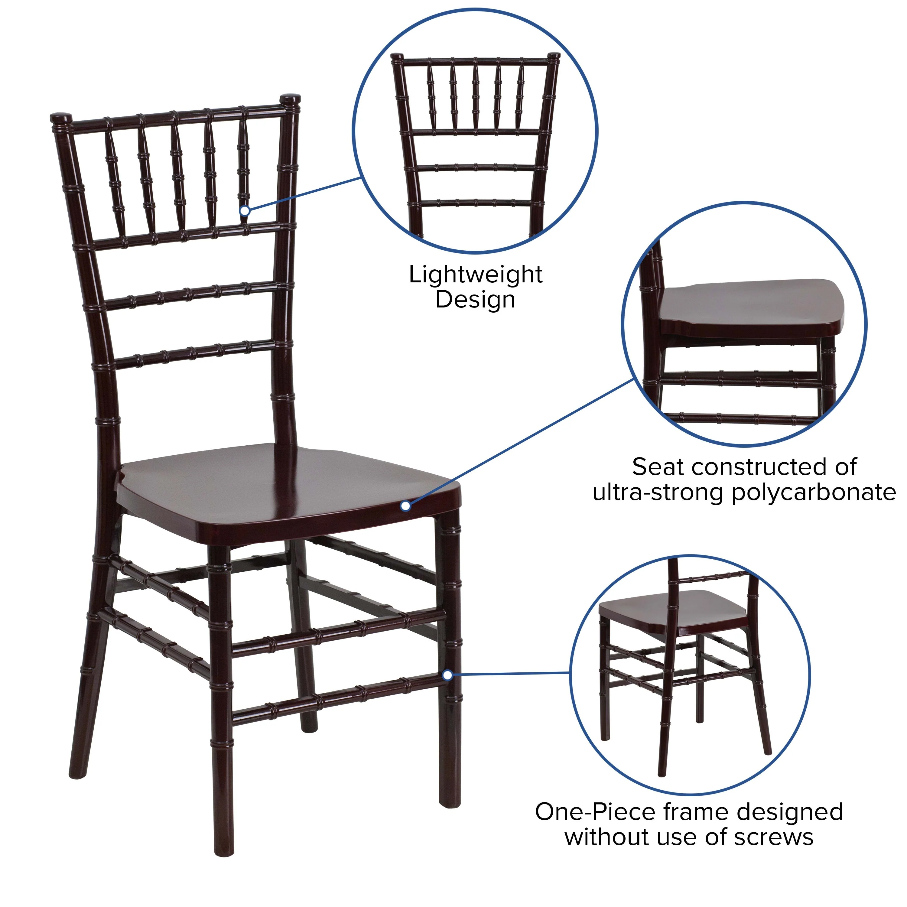 HERCULES PREMIUM Series Resin Stacking Chiavari Chair - Image 17