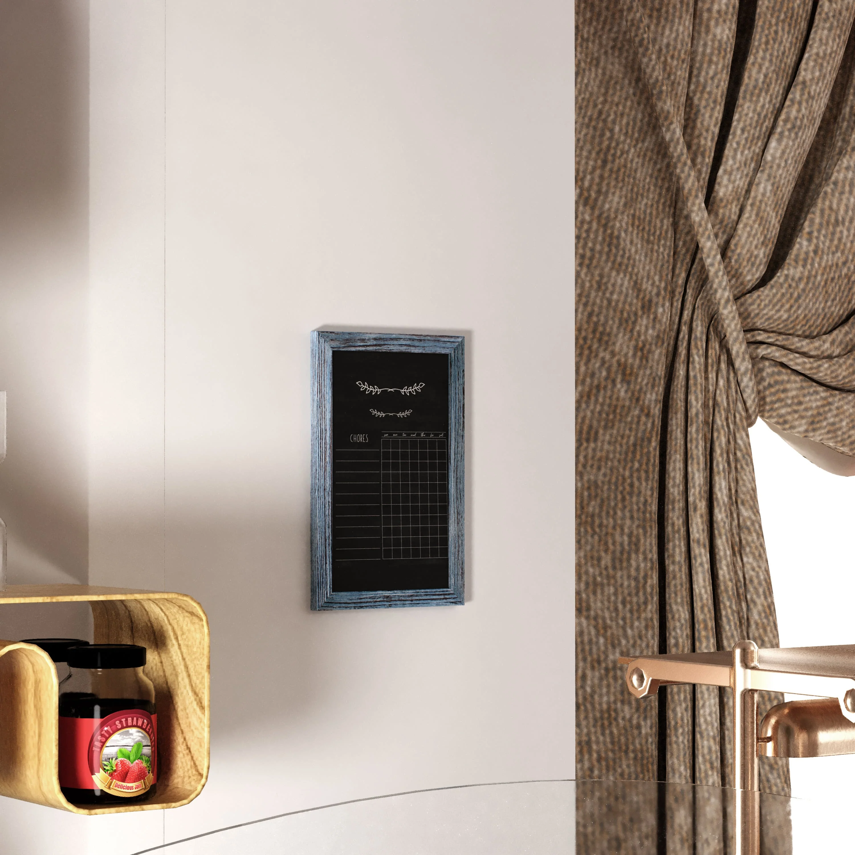 Canterbury Wall Mount Magnetic Chalkboard Sign, Hanging Wall Chalkboard Memo Board for Home, School, or Business, Set of 10 - Image 20