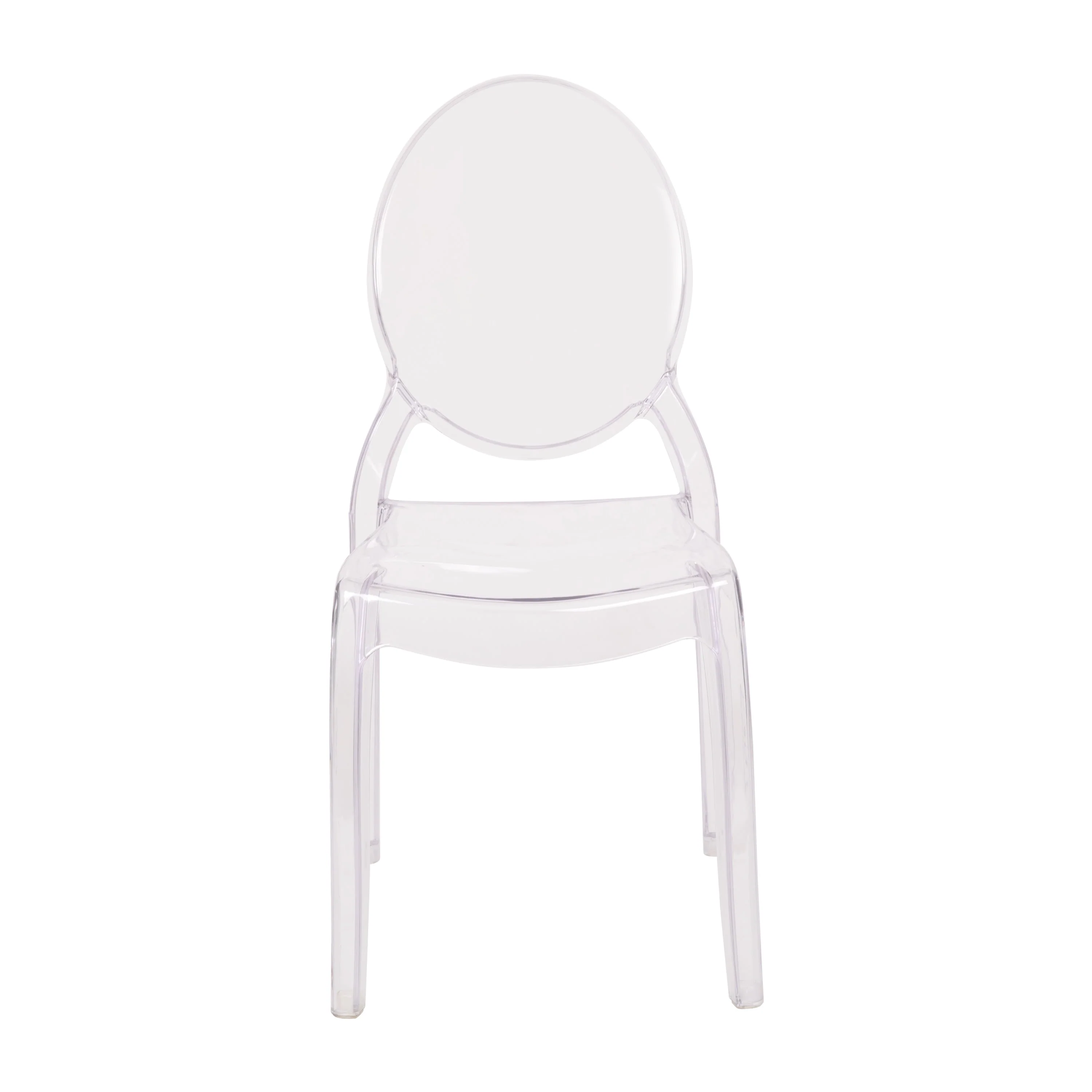 Set of 4 Extra Wide Resin 700 LB. Weight Capacity Banquet and Event Ghost Chairs for Indoor/Outdoor Use - Image 11