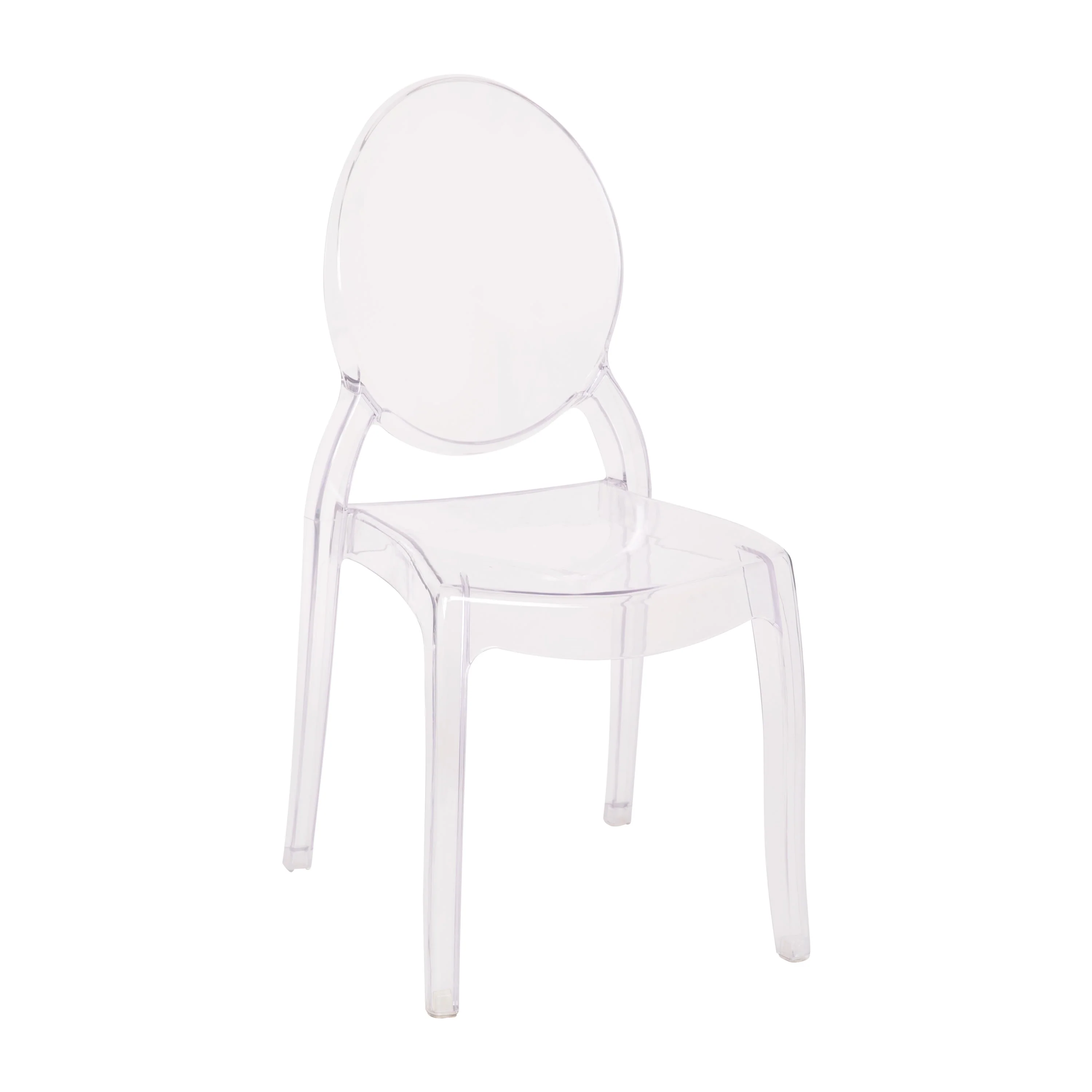Set of 4 Extra Wide Resin 700 LB. Weight Capacity Banquet and Event Ghost Chairs for Indoor/Outdoor Use - Image 9