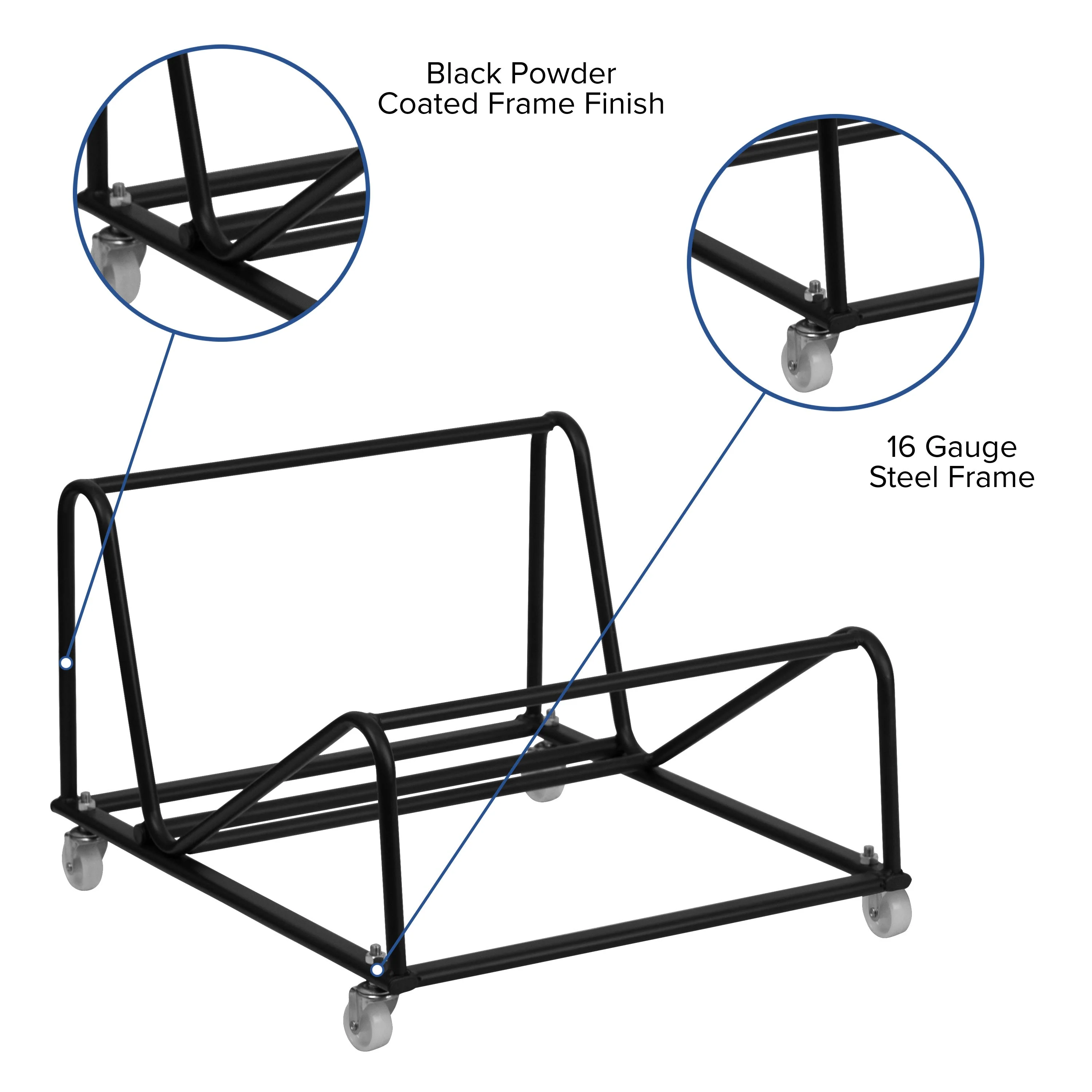 Sled Base Stack Chair Dolly - Image 5