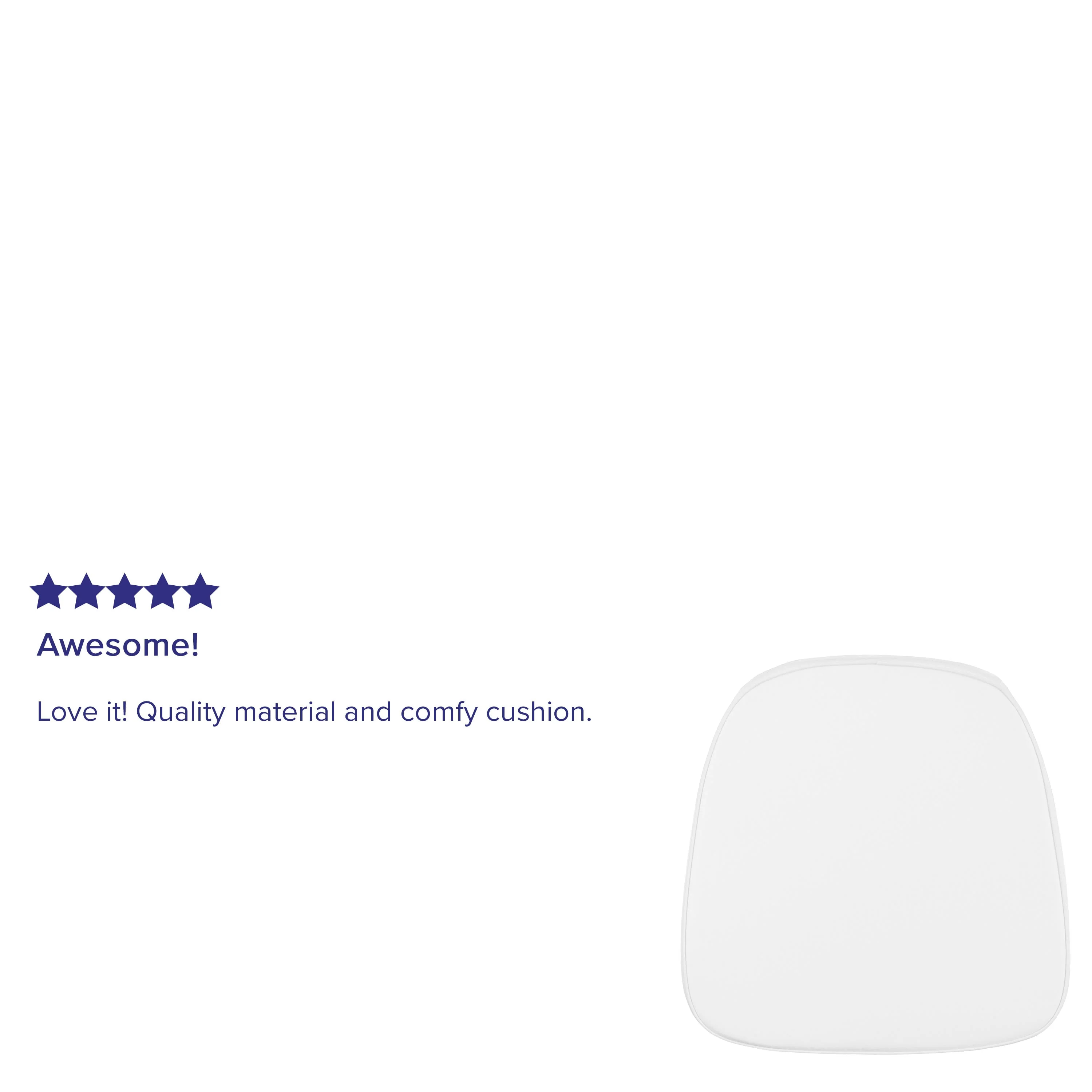 Soft Fabric Chiavari Chair Cushion - Image 3