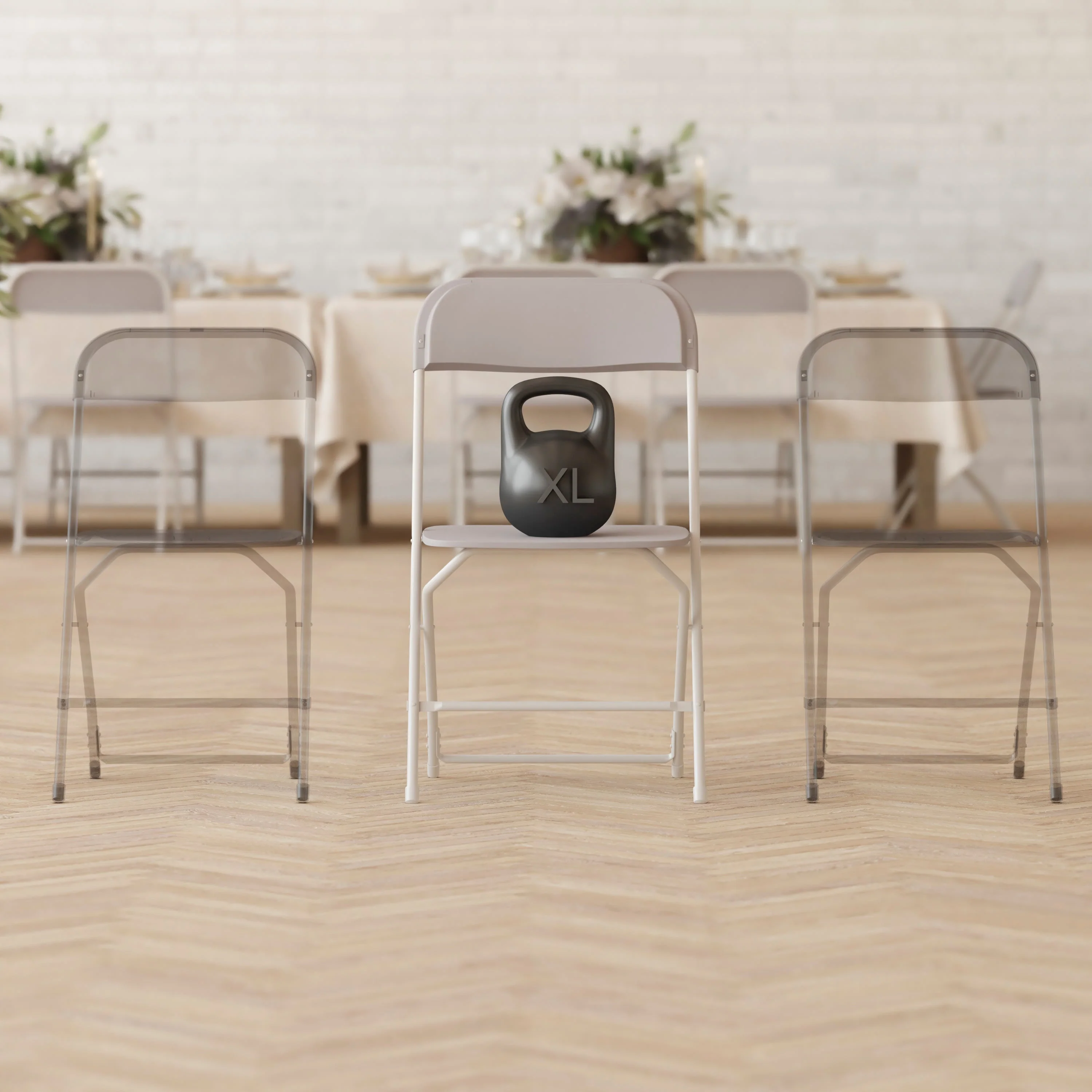 Hercules Big and Tall Commercial Folding Chair - Extra Wide 650LB. Capacity - Durable Plastic - Image 26