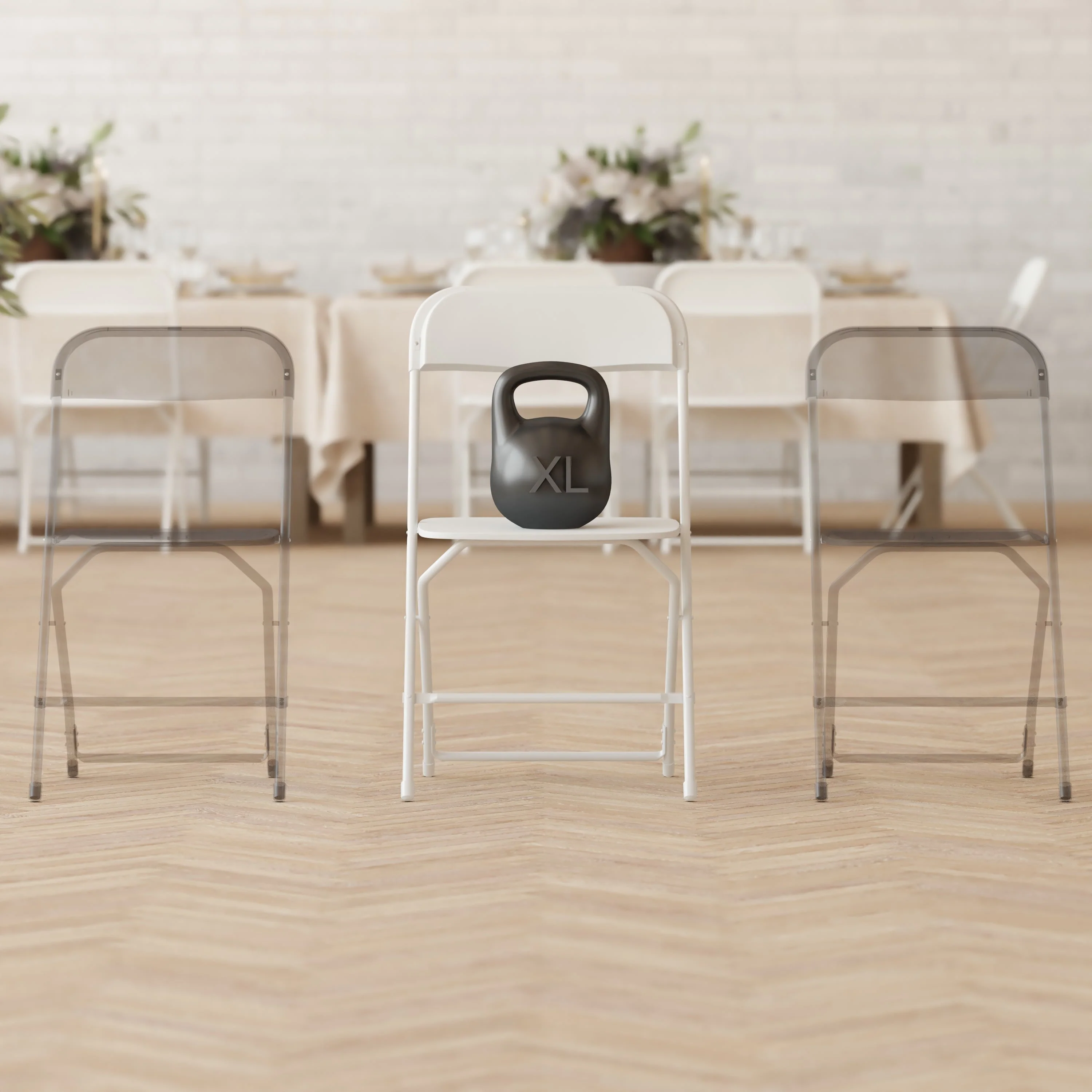 Hercules Big and Tall Commercial Folding Chair - Extra Wide 650LB. Capacity - Durable Plastic - Image 95