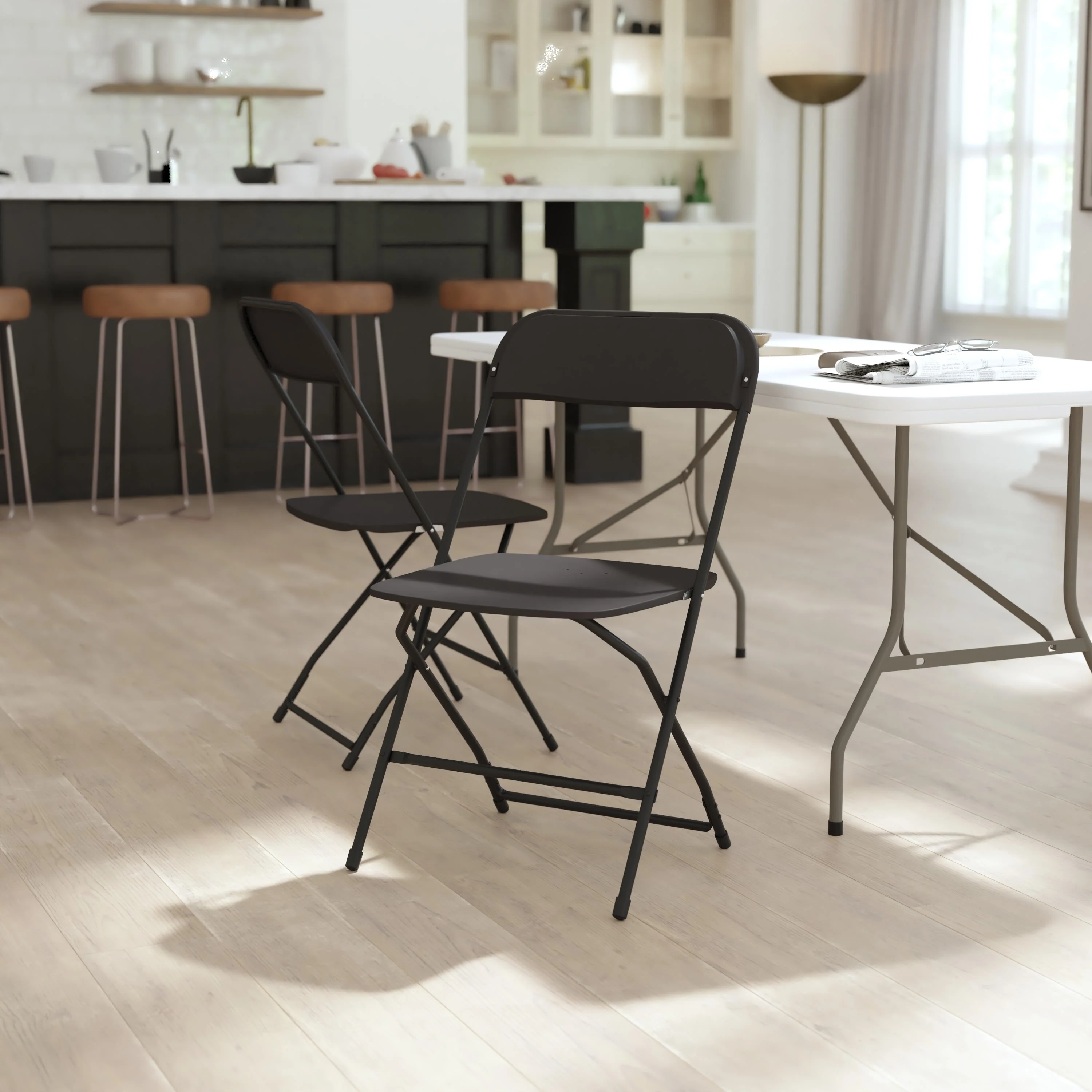 Hercules Big and Tall Commercial Folding Chair - Extra Wide 650LB. Capacity - Durable Plastic - 4-Pack - Image 27