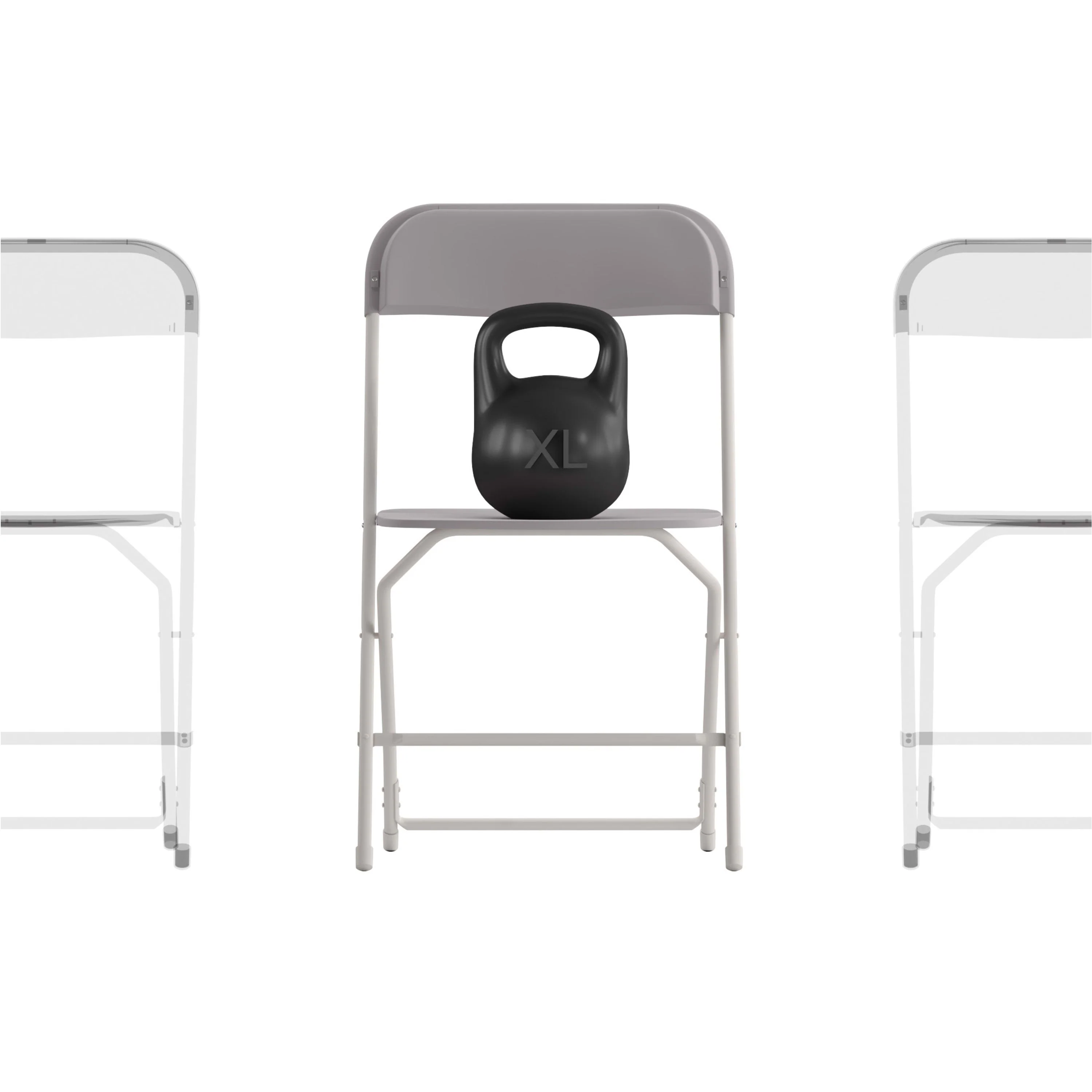 Hercules Big and Tall Commercial Folding Chair - Extra Wide 650LB. Capacity - Durable Plastic - 4-Pack - Image 55