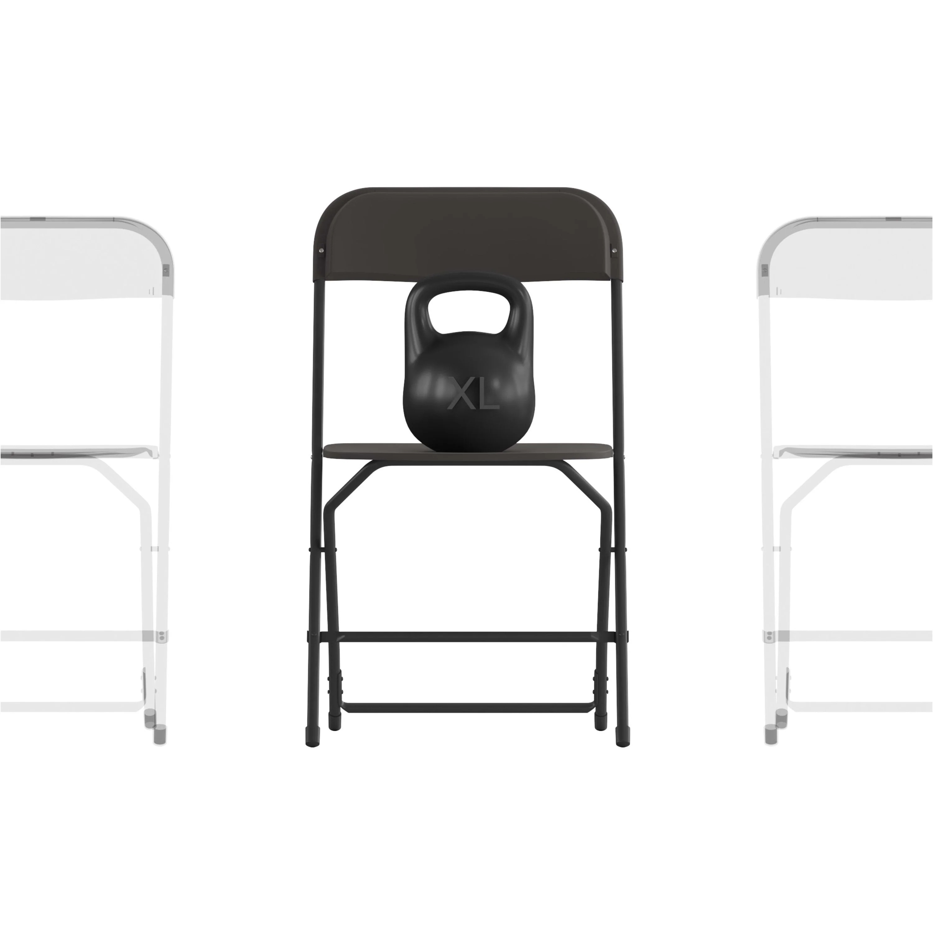 Hercules Big and Tall Commercial Folding Chair - Extra Wide 650LB. Capacity - Durable Plastic - 4-Pack - Image 57