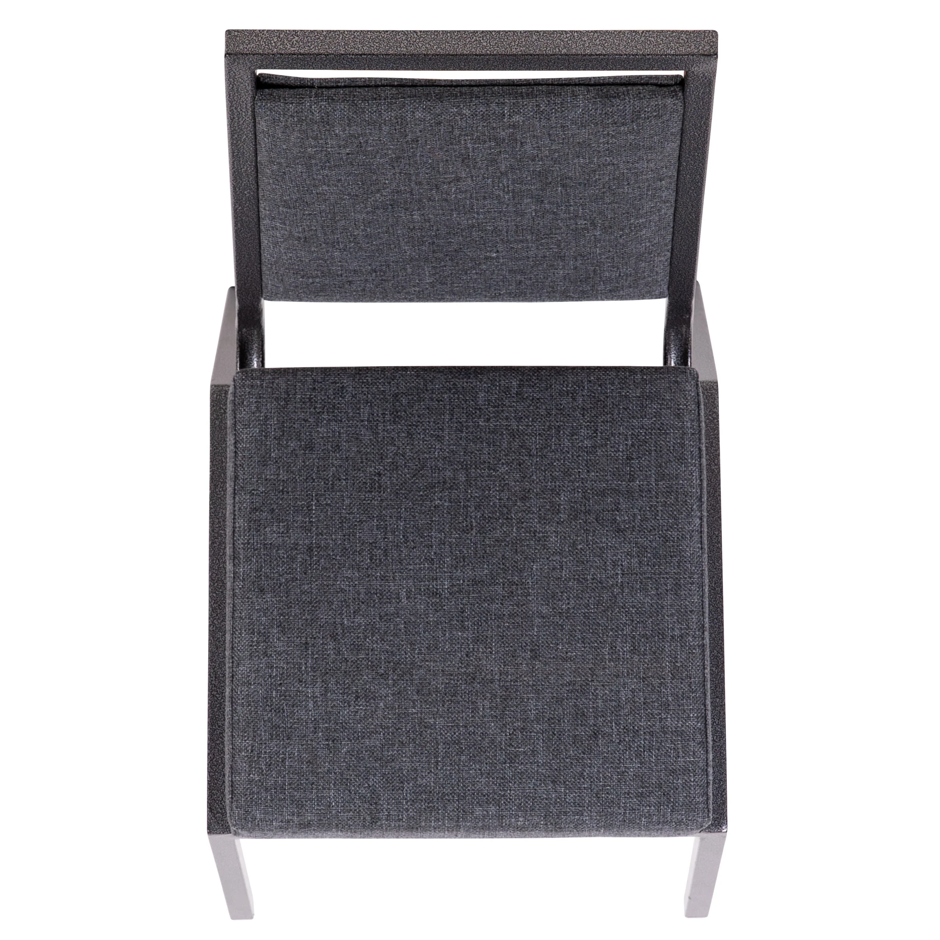 HERCULES Series Square Back Stacking Banquet Chair with Silvervein Frame - Image 25