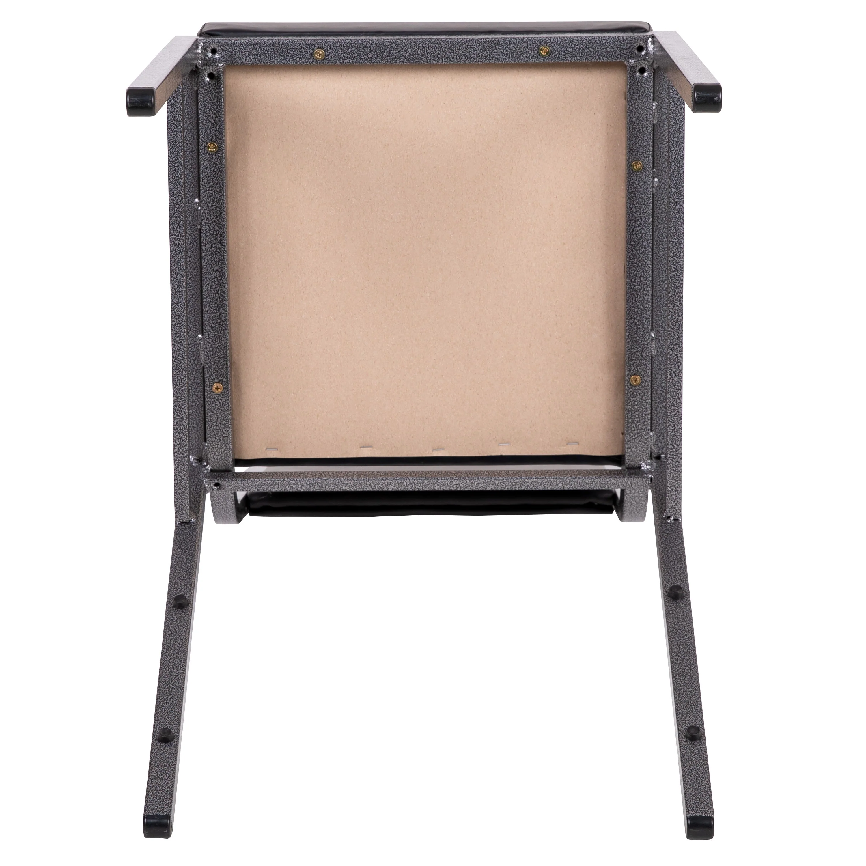 HERCULES Series Square Back Stacking Banquet Chair with Silvervein Frame - Image 26