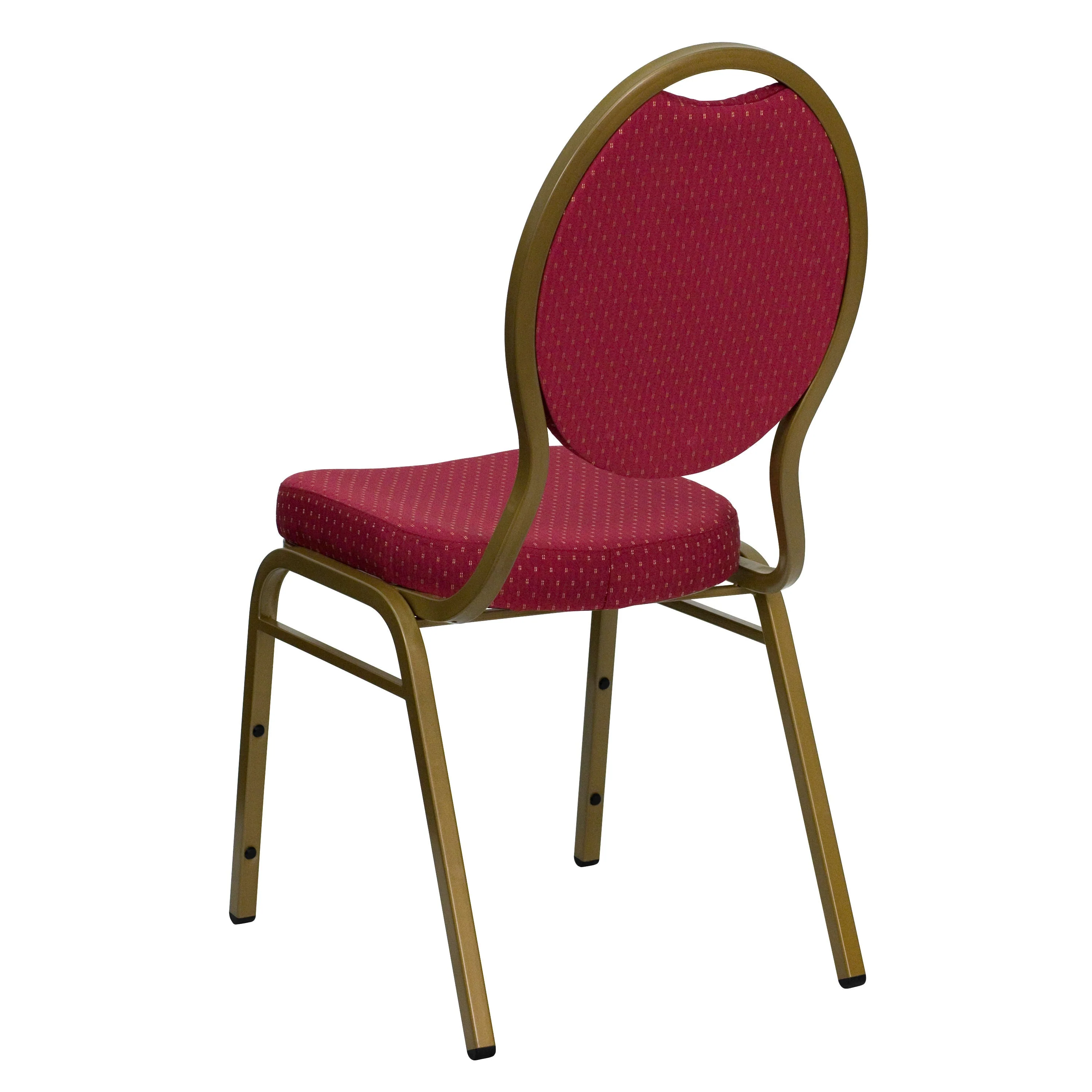 HERCULES Series Teardrop Back Stacking Banquet Chair - Image 7