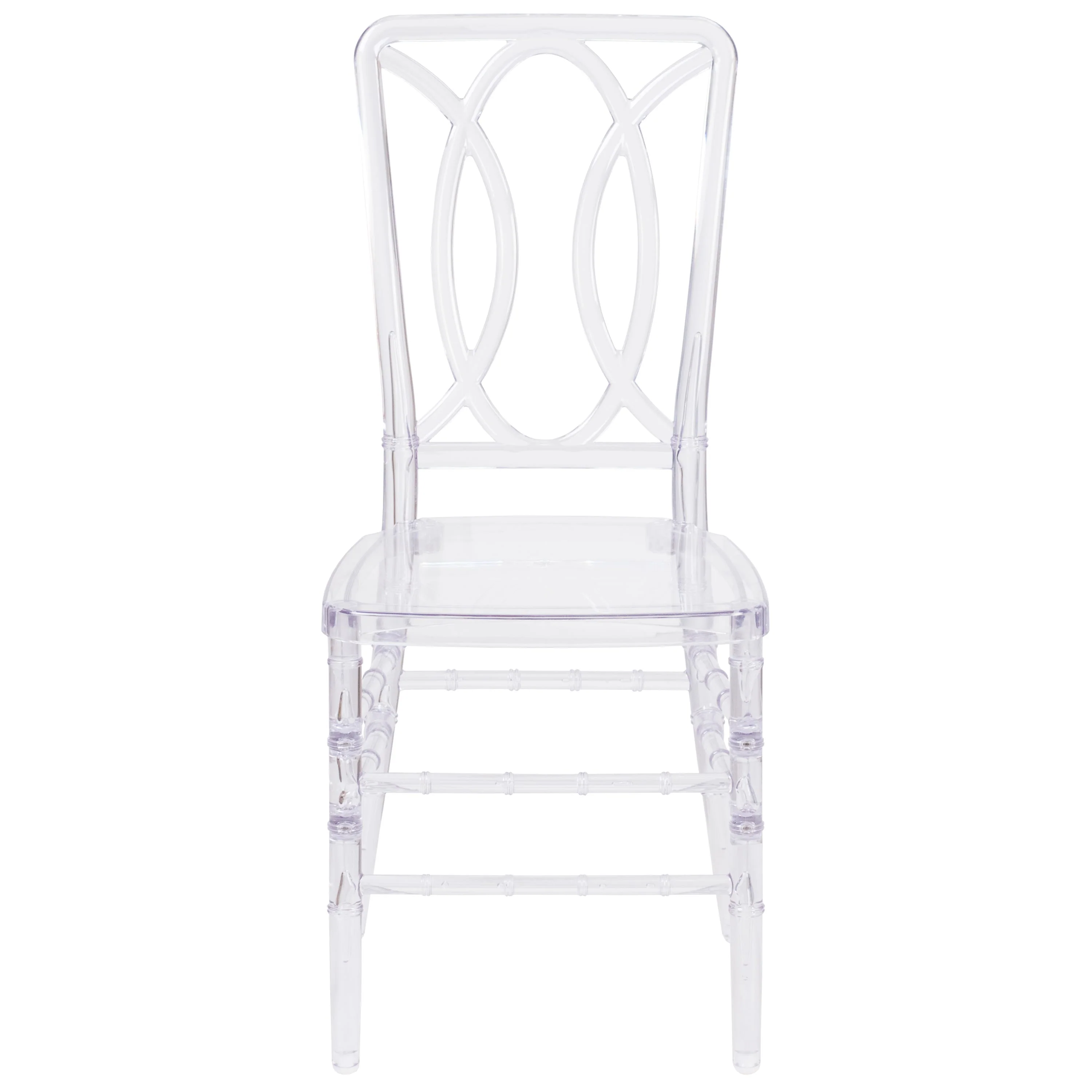 Flash Elegance Transparent Stacking Chair with Designer Back - Event Chair - UV Resistant - Image 10
