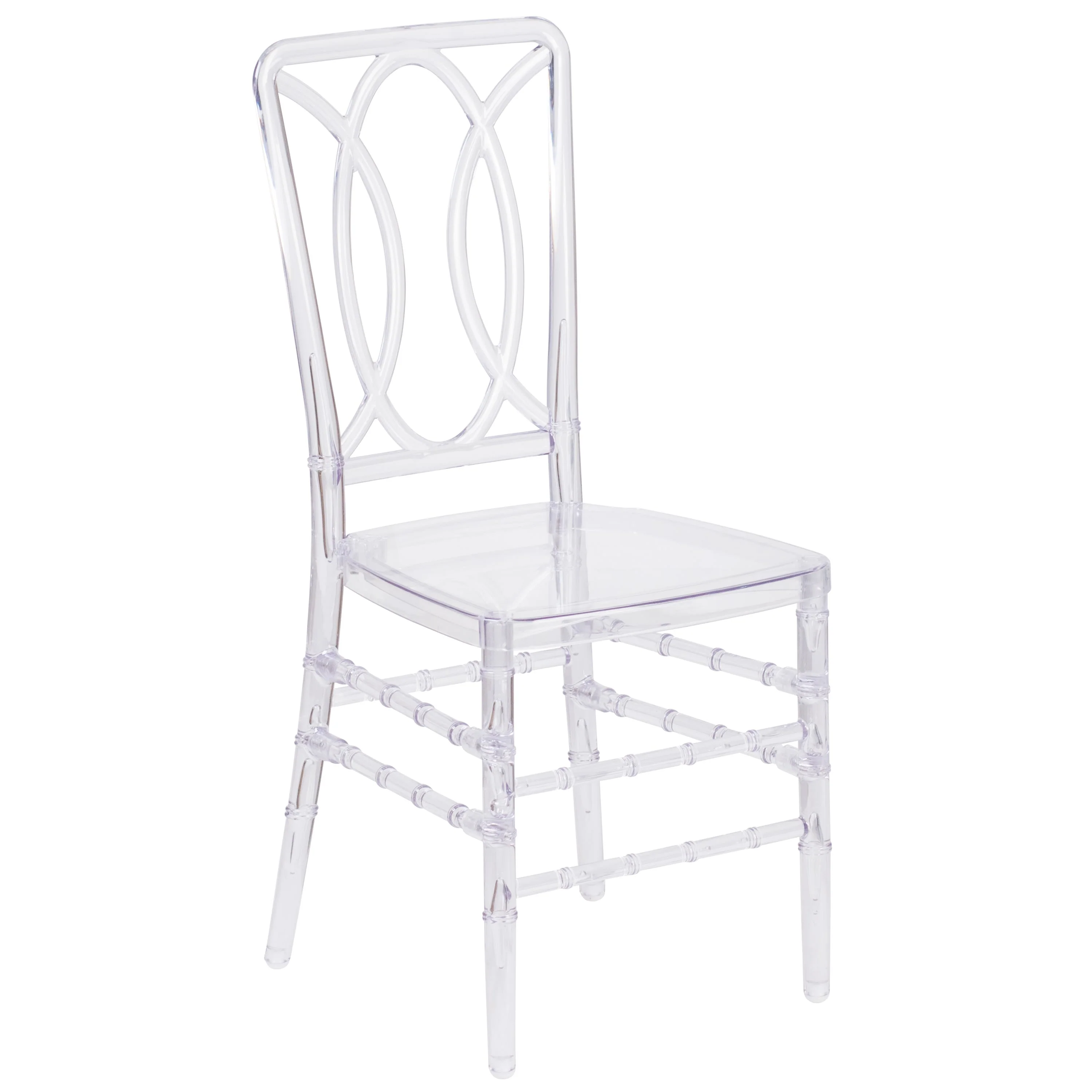 Flash Elegance Transparent Stacking Chair with Designer Back - Event Chair - UV Resistant - Image 13
