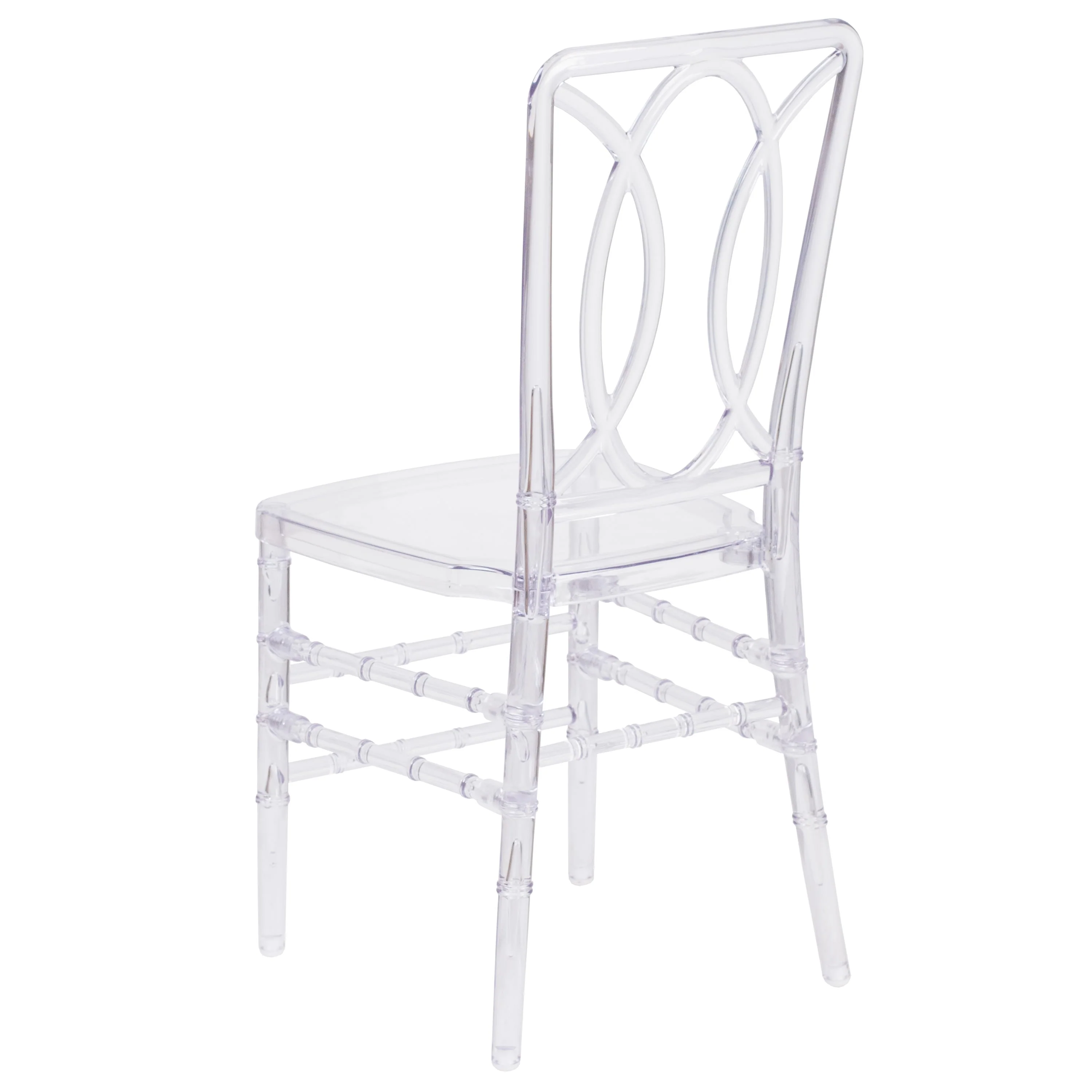 Flash Elegance Transparent Stacking Chair with Designer Back - Event Chair - UV Resistant - Image 7