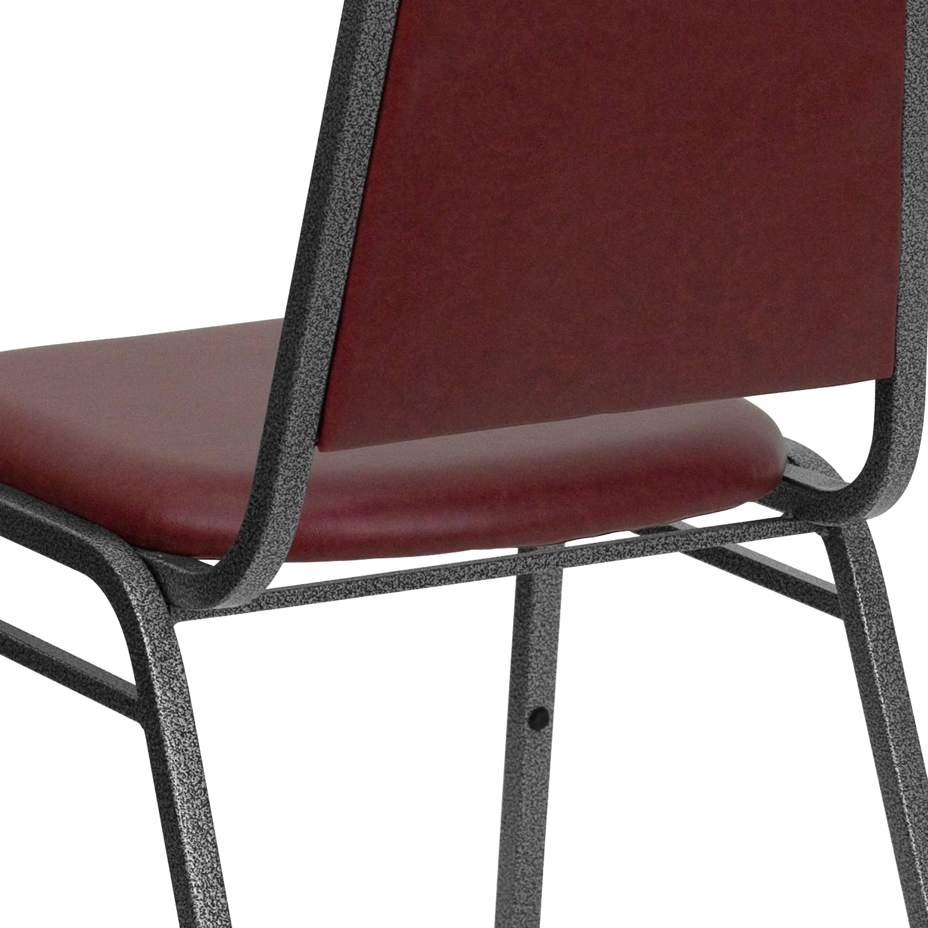 HERCULES Series Trapezoidal Back Stacking Banquet Chair with 1.5" Thick Seat - Image 11