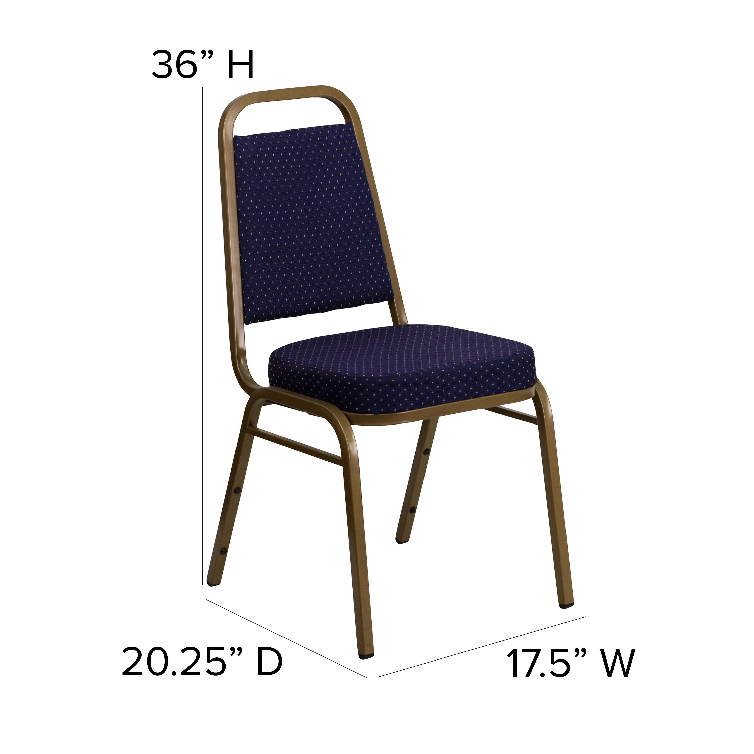 HERCULES Series Trapezoidal Back Stacking Banquet Chair with 2.5" Thick Seat - Image 68