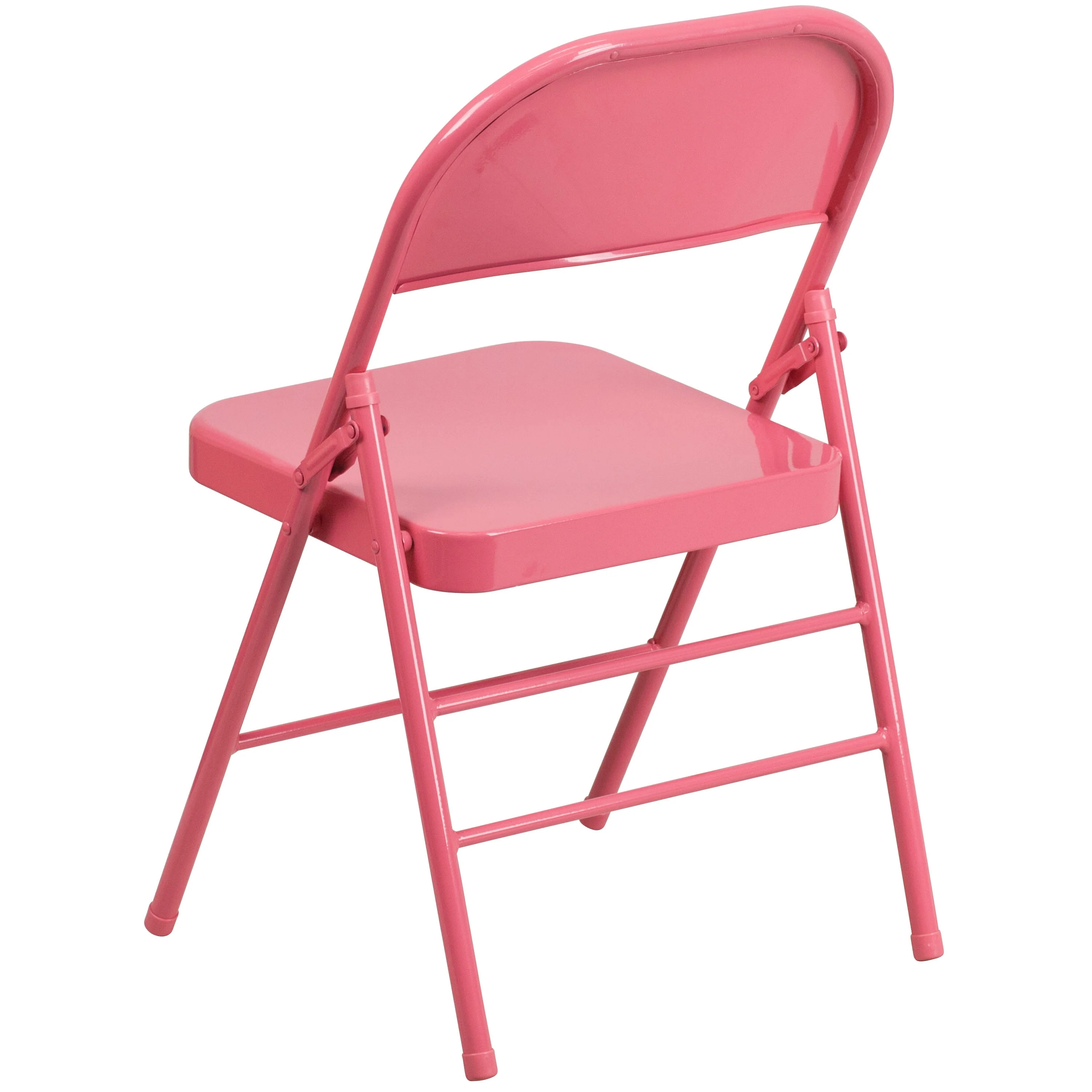 HERCULES COLORBURST Series Triple Braced & Double Hinged Metal Folding Chair - Image 31