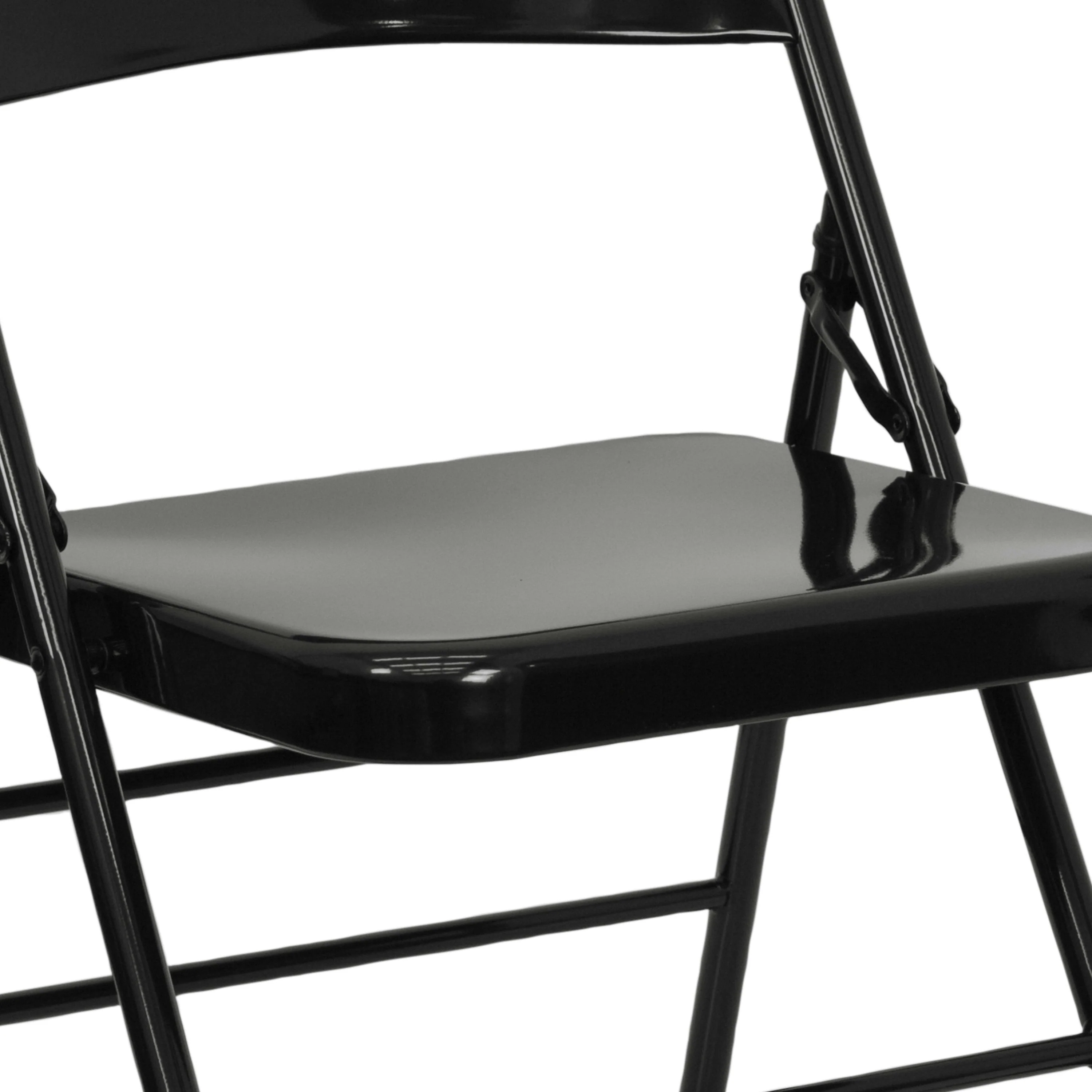 HERCULES Series Triple Braced & Double Hinged Metal Folding Chair - Image 11