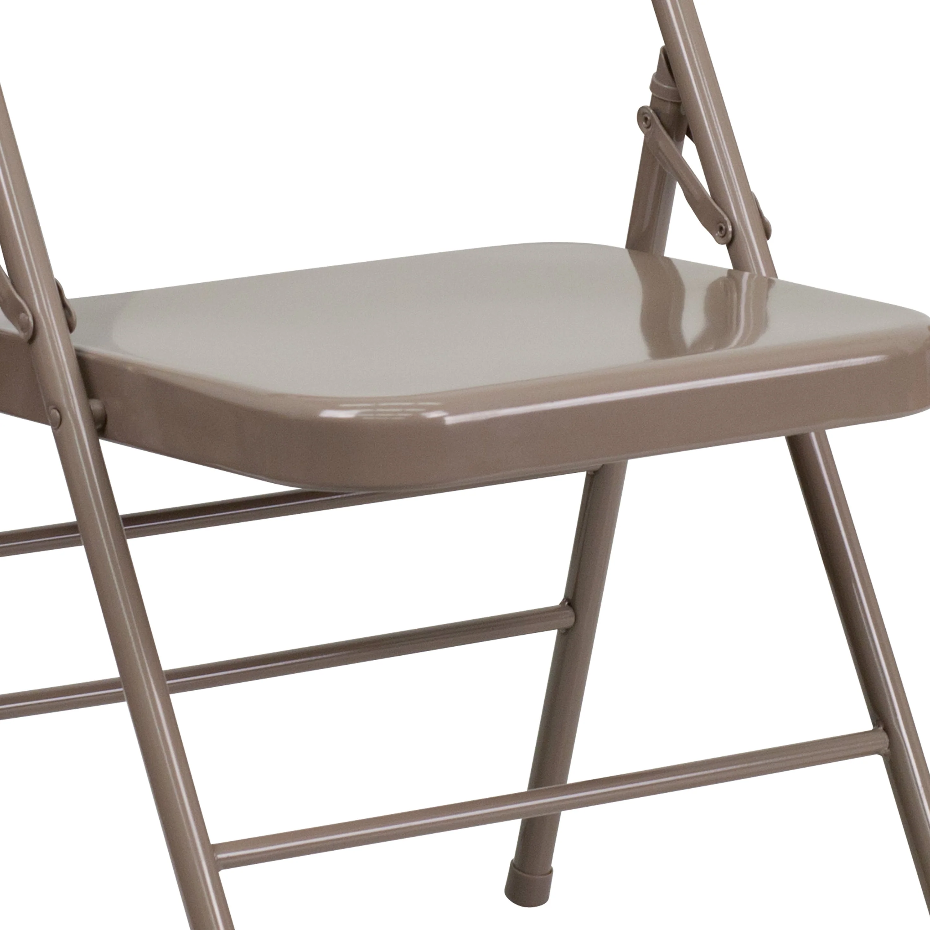HERCULES Series Triple Braced & Double Hinged Metal Folding Chair - Image 35