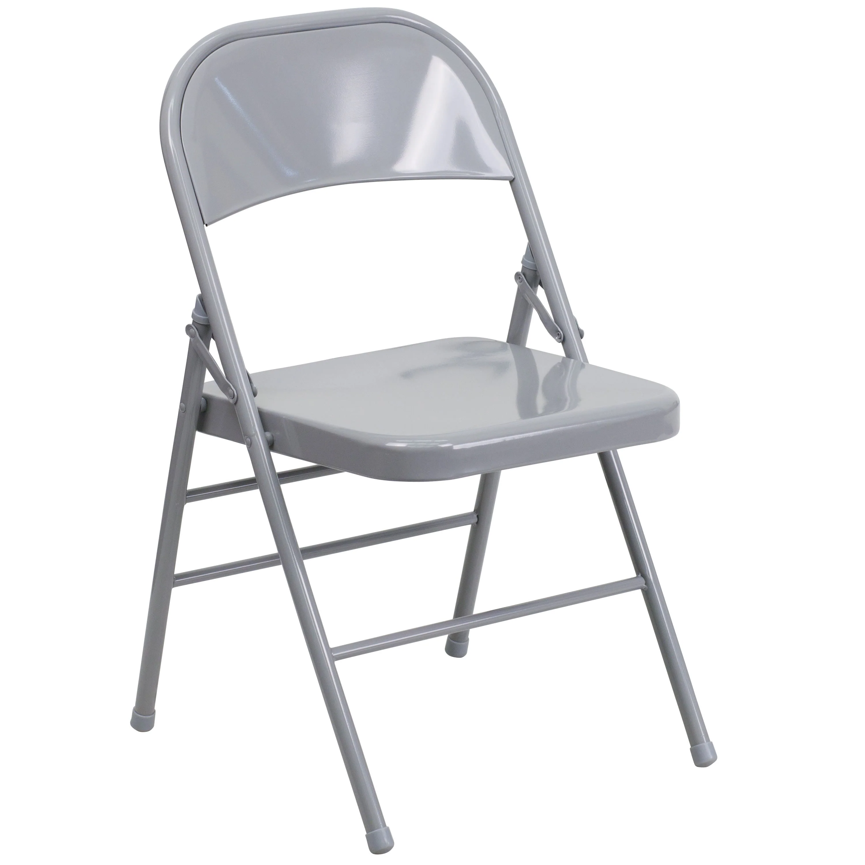 HERCULES Series Triple Braced & Double Hinged Metal Folding Chair - Image 37